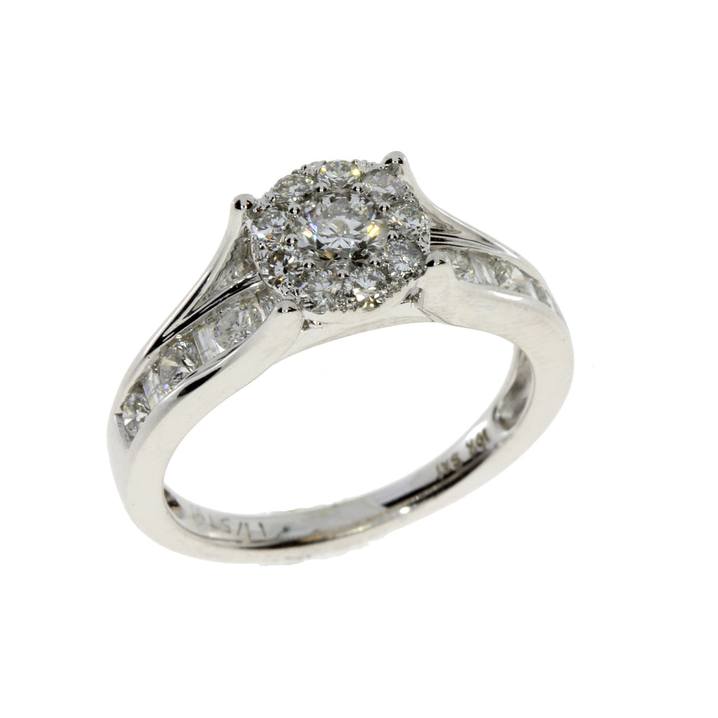 Genuine 1.20ct Diamond Diamond Eng Only 10KT White Gold