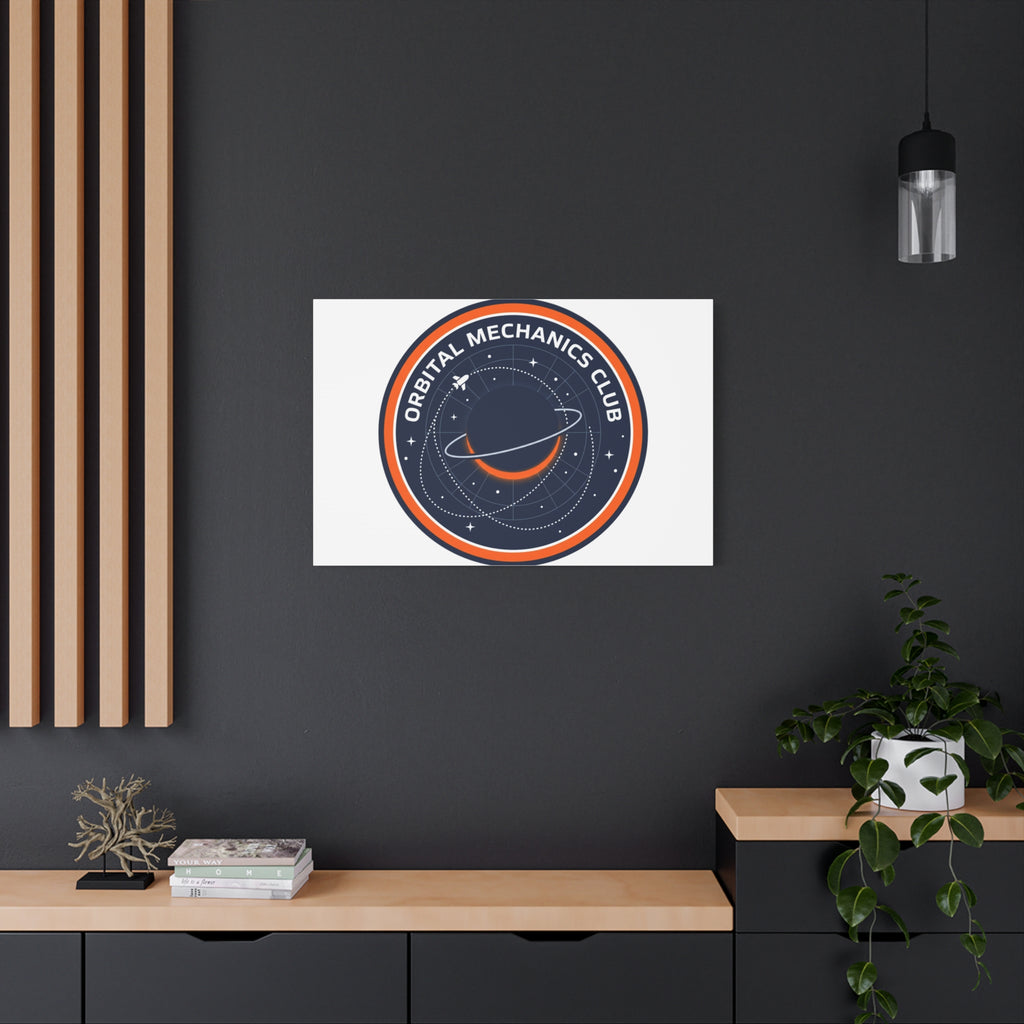 Orbital Mechanics Club Canvas | mission patch, space science