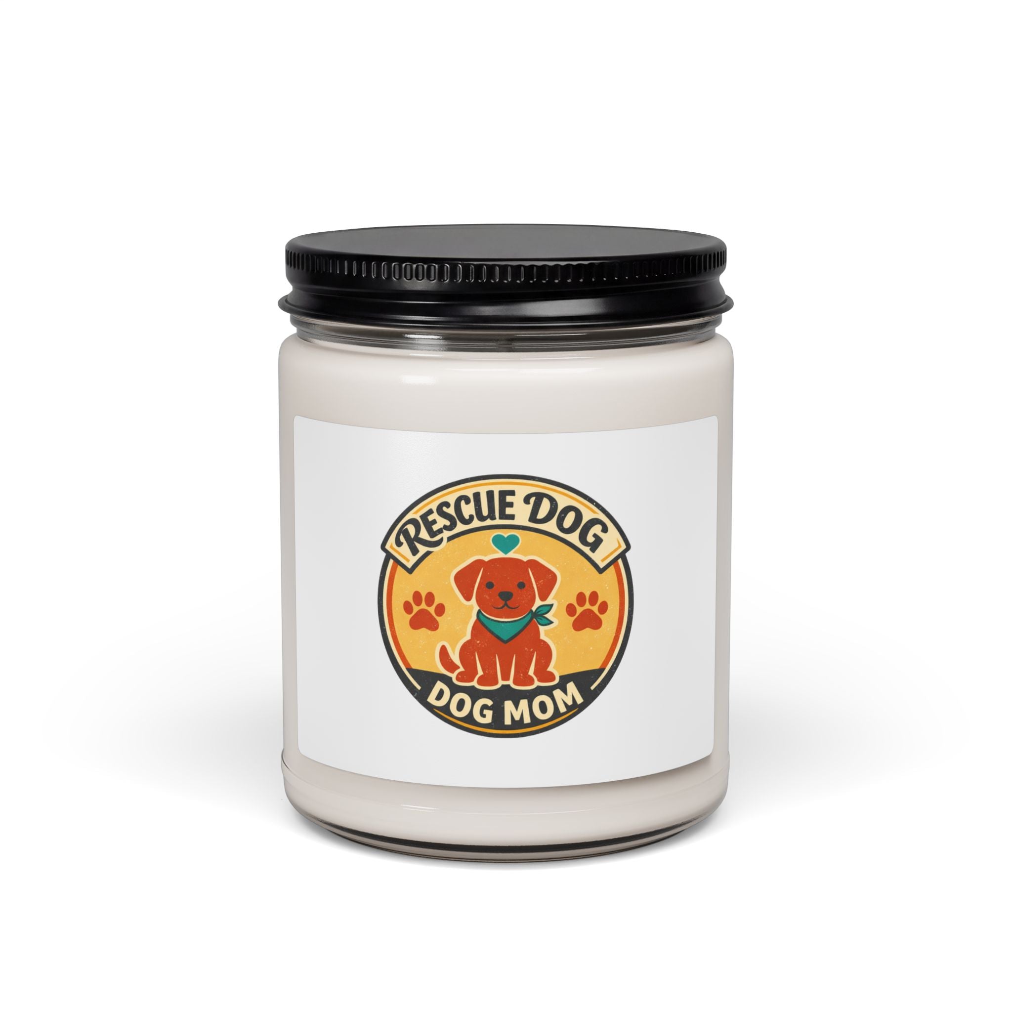 Rescue Dog Dog Mom Candle, 9oz Soy Jar | dog mom, rescue pride