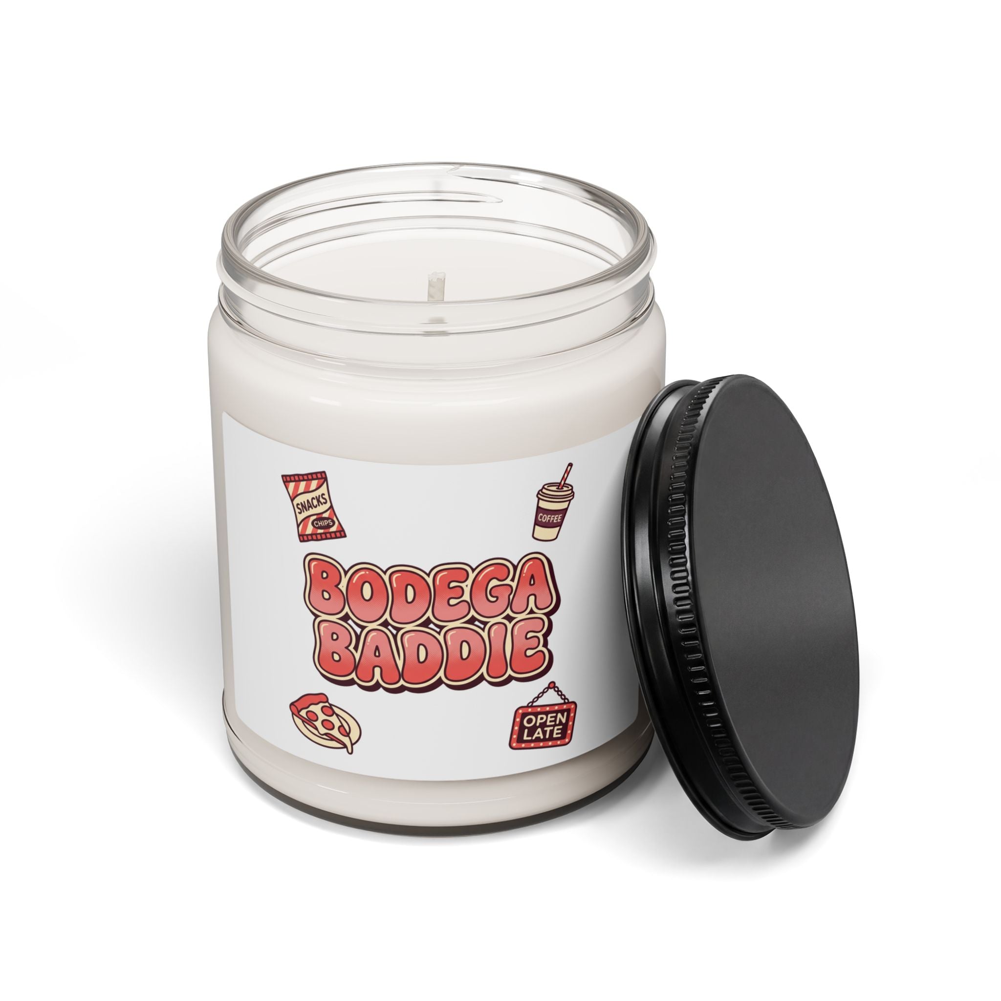 Bodega Baddie Soy Candle, NYC deli sign, Y2K cherries | Corner Store Cool