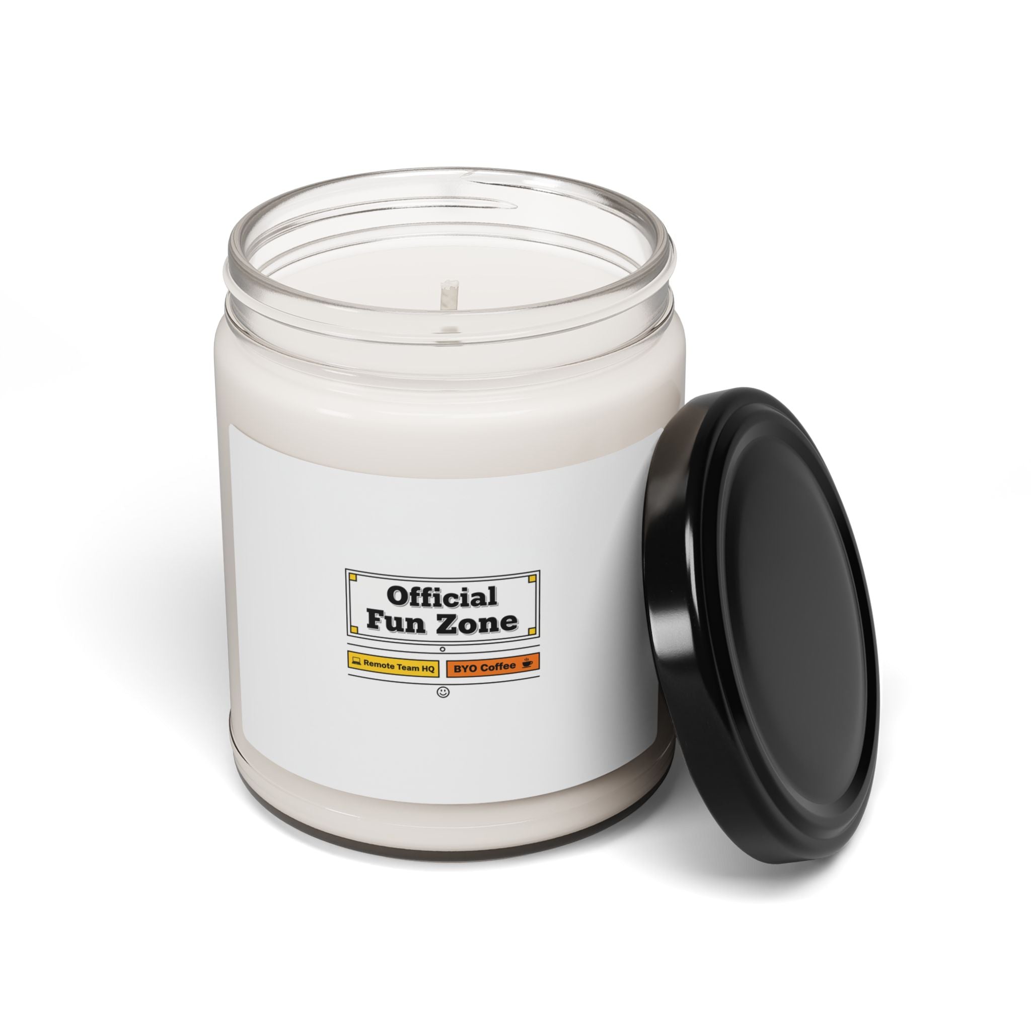 Official Fun Zone Candle | Office Sign Parody, Workplace Humor Soy Candle