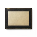 Bi-Fold Wallet — Slim Leather ID Wallet with Flip Window