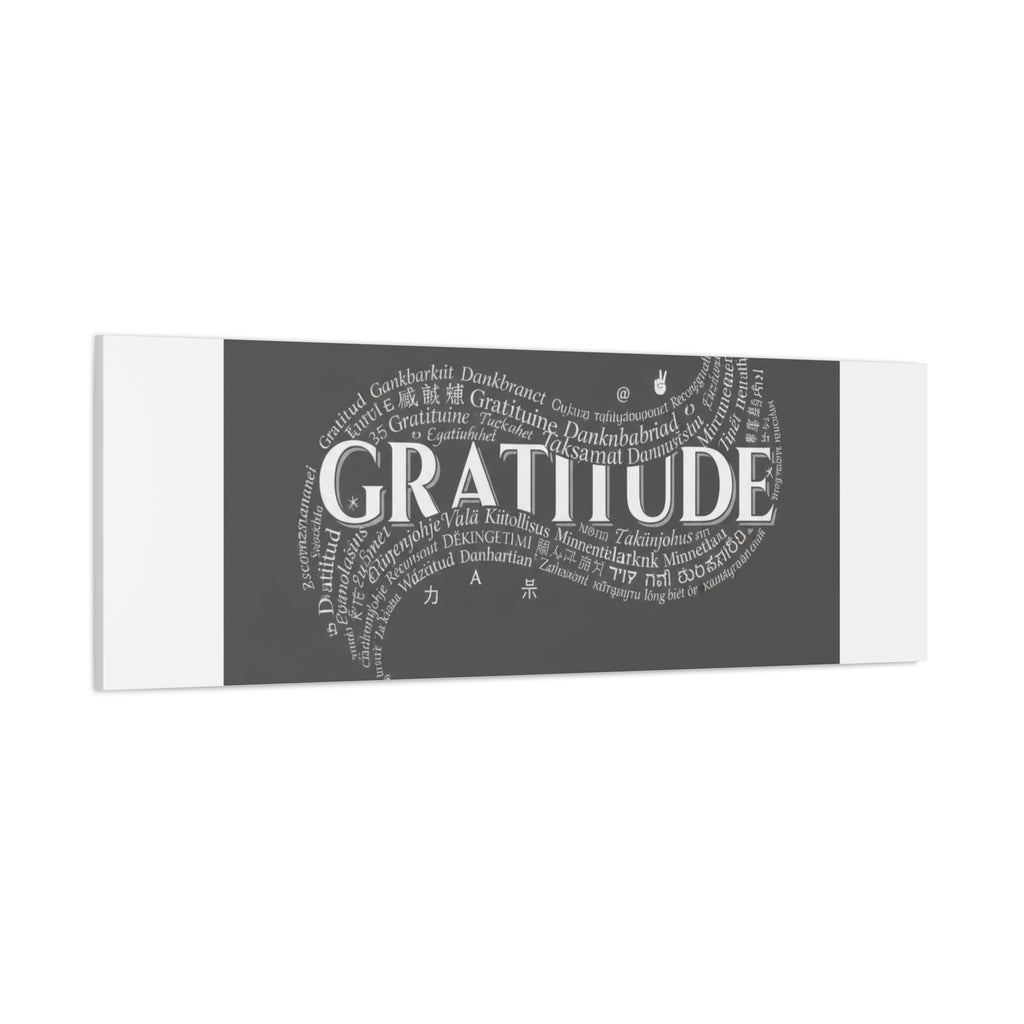 Gratitude Wall Art Matte Canvas | Tiny Treats, sweet uplifting print