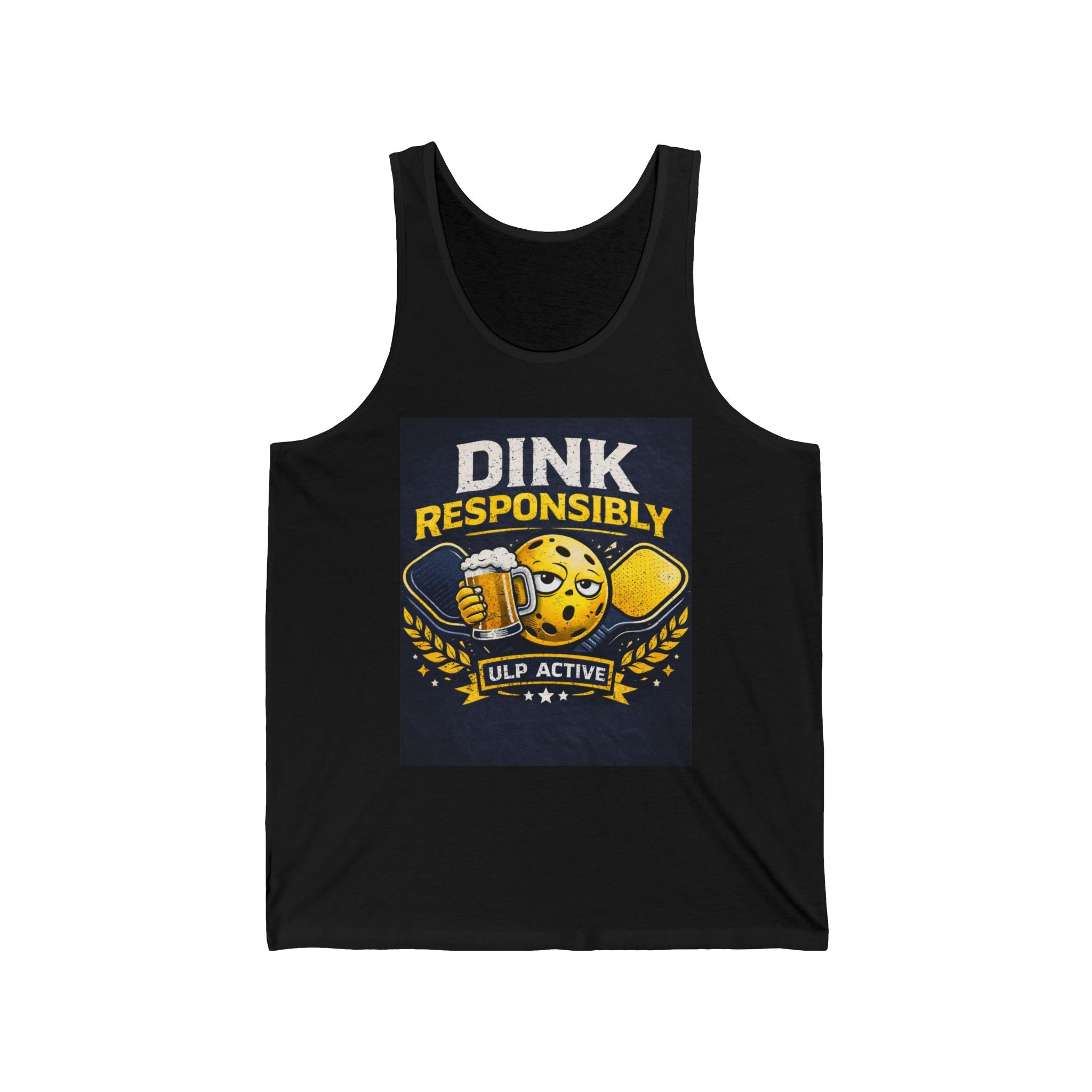 ULP Active “Dink Responsibly” Pickleball Tank Top – Funny Pickleball Shirt