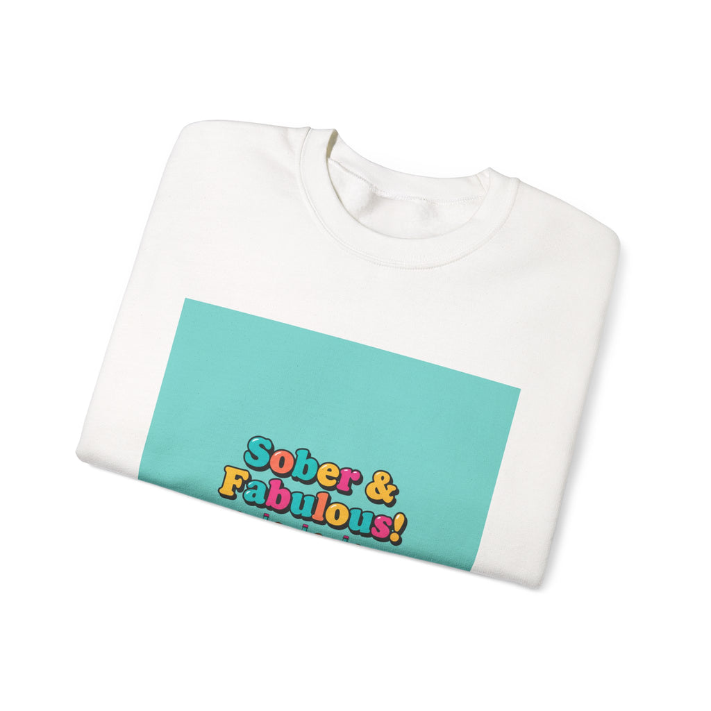 Sober & Fabulous Crewneck Sweatshirt, Dry January, Mocktail Trend