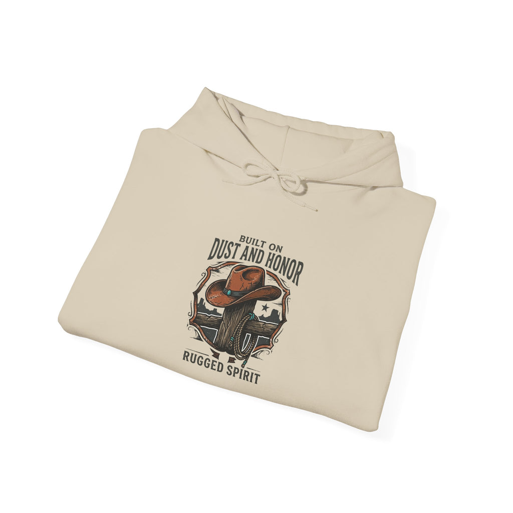 Dust and Honor Western Hoodie | cowboy, frontier, vintage Americana