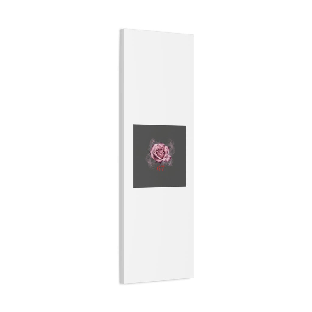 6 7 Valentine's Canvas | Viral Gothic Rose Wall Art | 6 7 Meaning Dark Romance