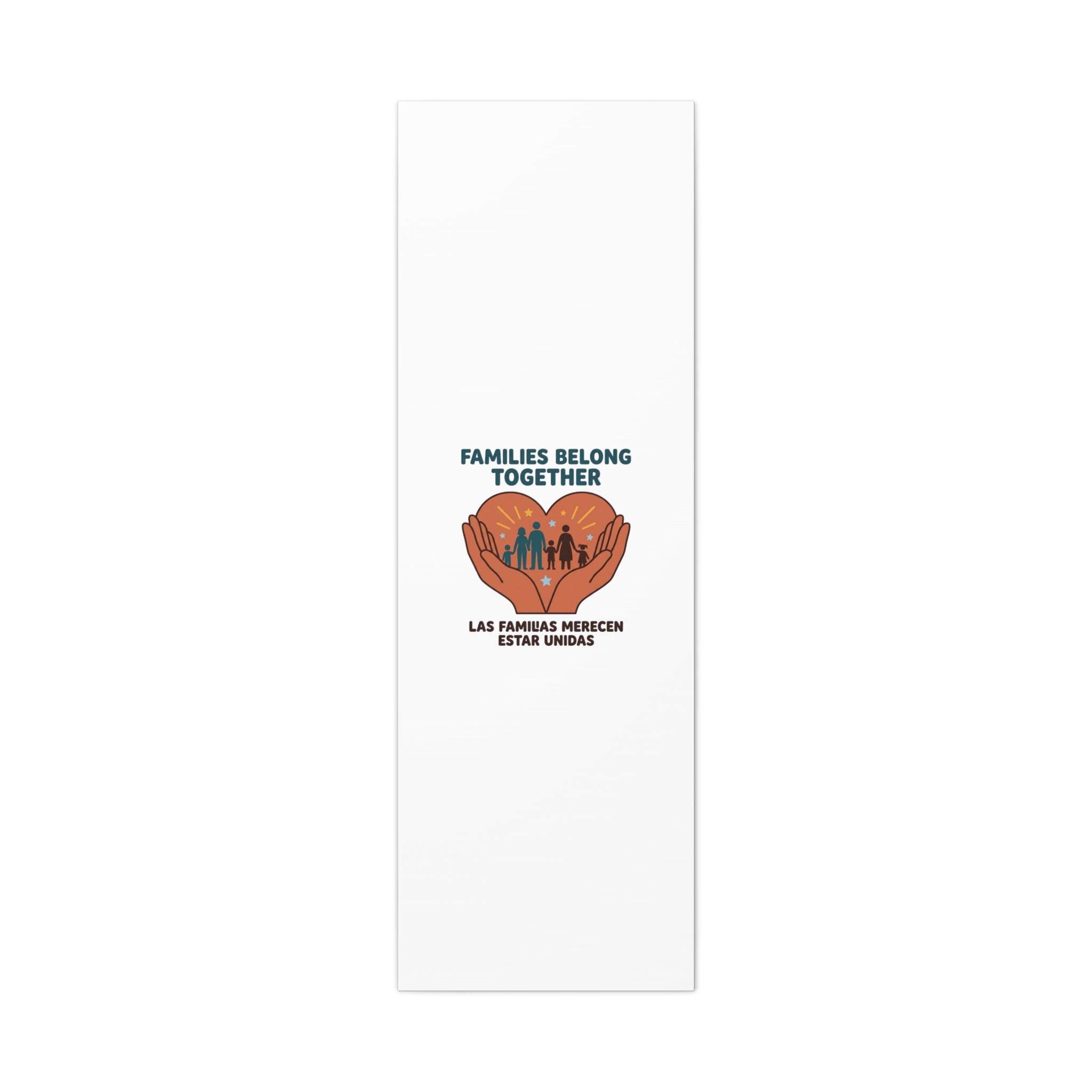 Families Belong Together Canvas | Family Unity, Bilingual Solidarity