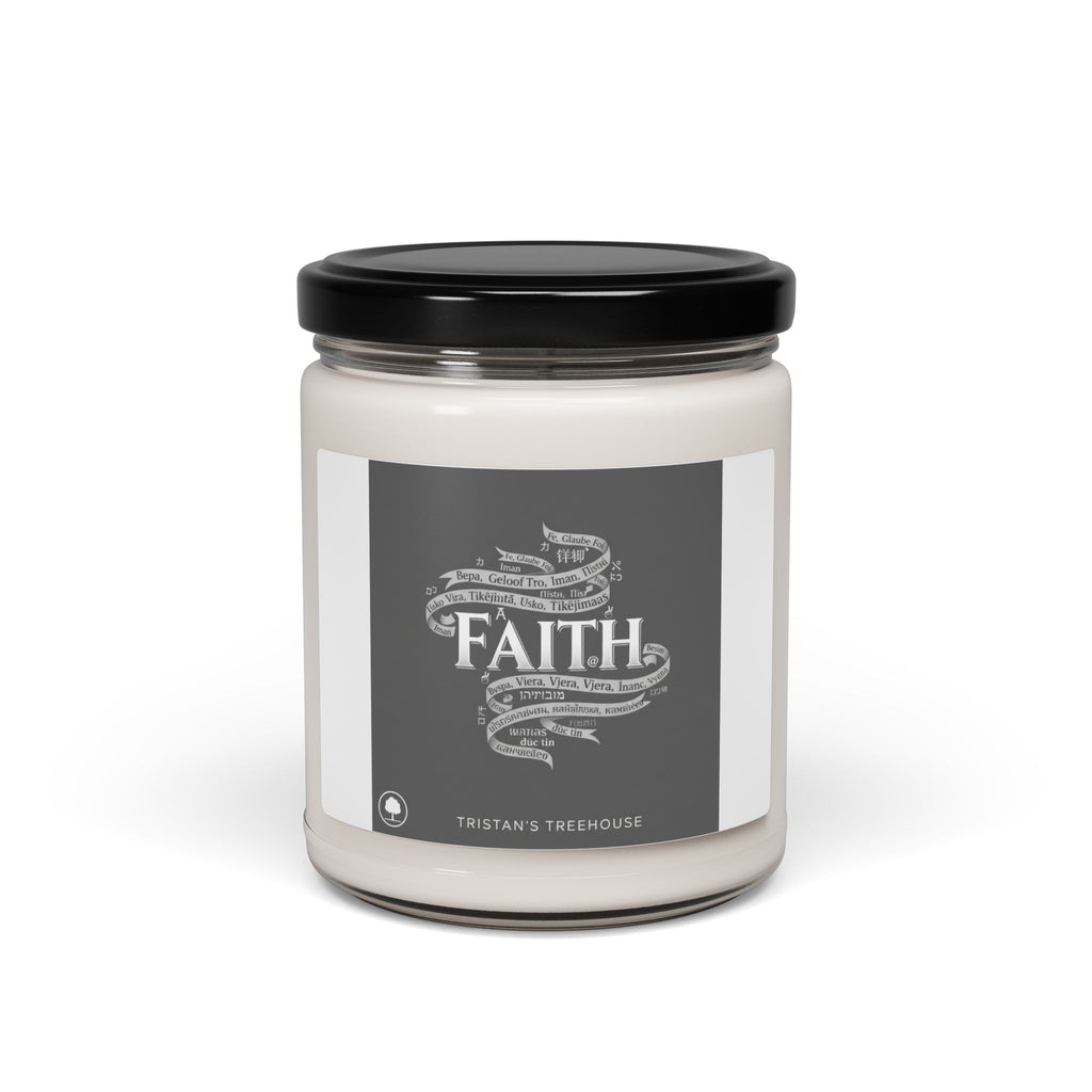 Handwritten Doodle Faith Candle | Soy Jar Candle, Sketch Aesthetic