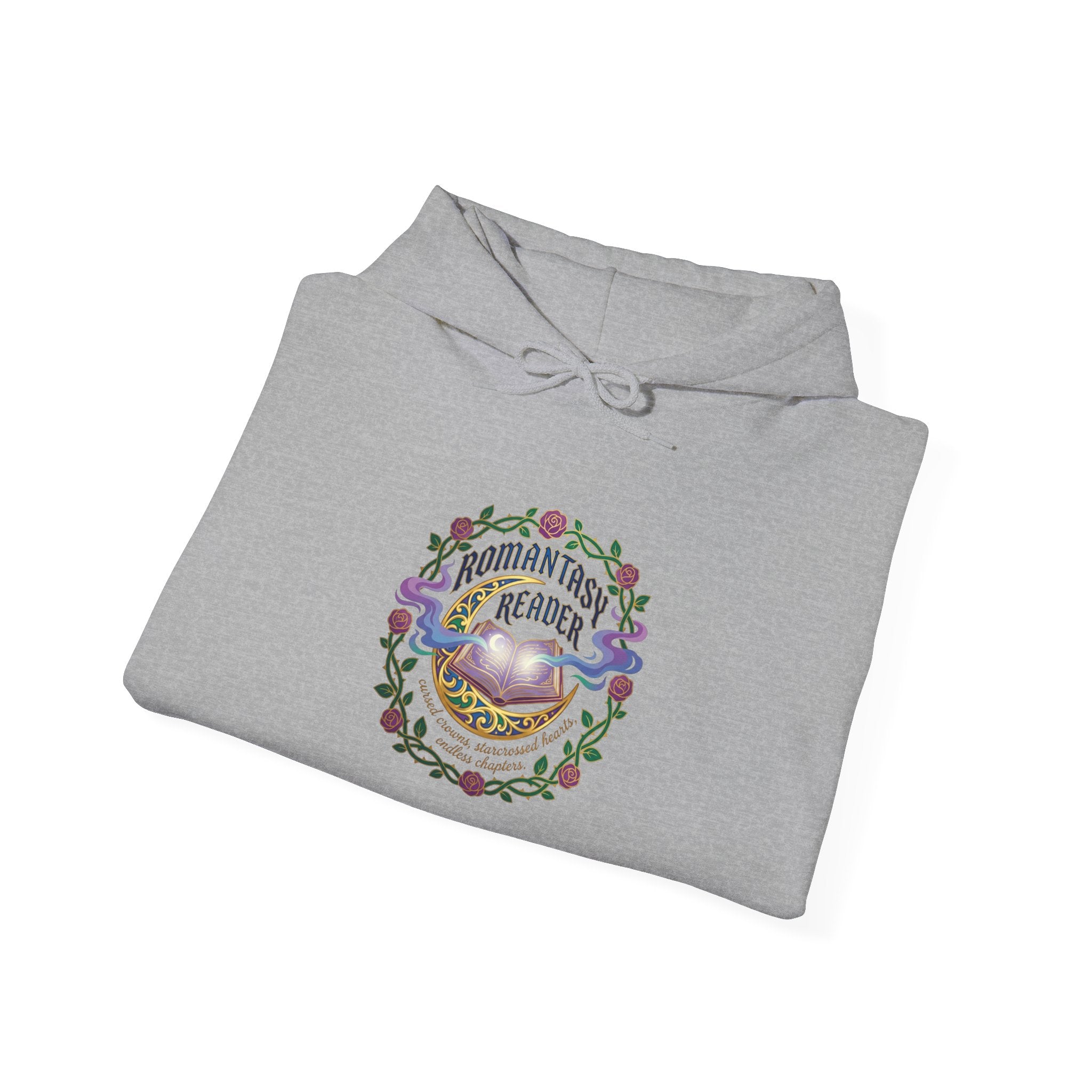 Romantasy Reader Crest Hoodie | romantasy, book lover