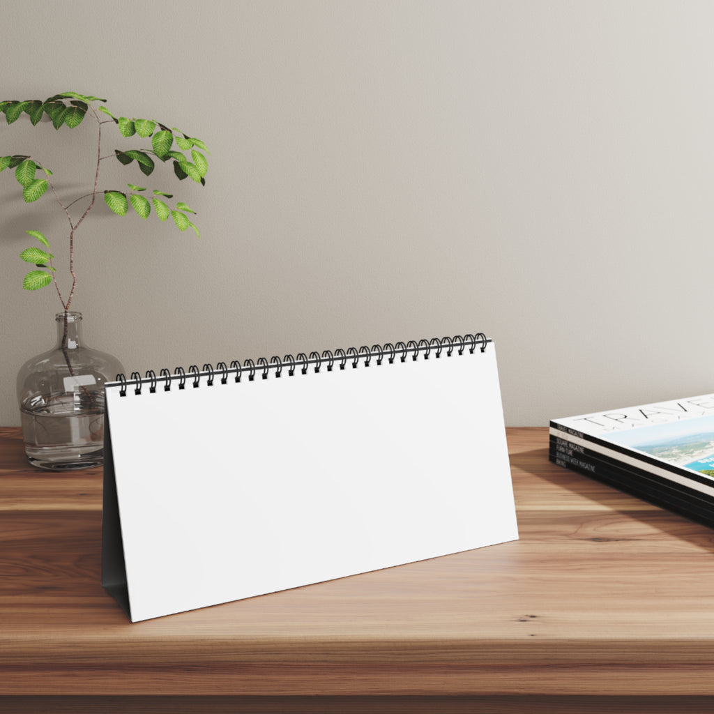 Desktop Calendar 6 7— “I Am With 7” Red Love Design