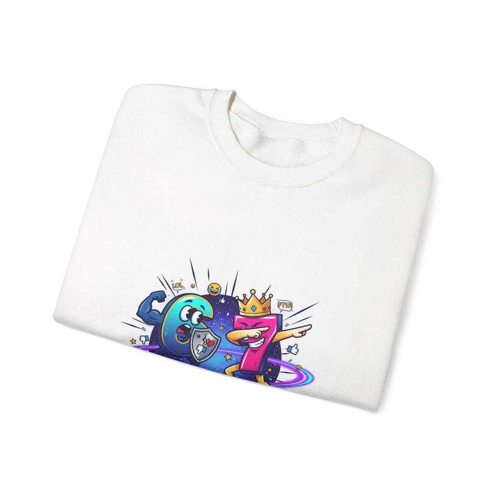 Six Seven Frogs Dabbing Sweatshirt | Meme War Space Frogs Crewneck