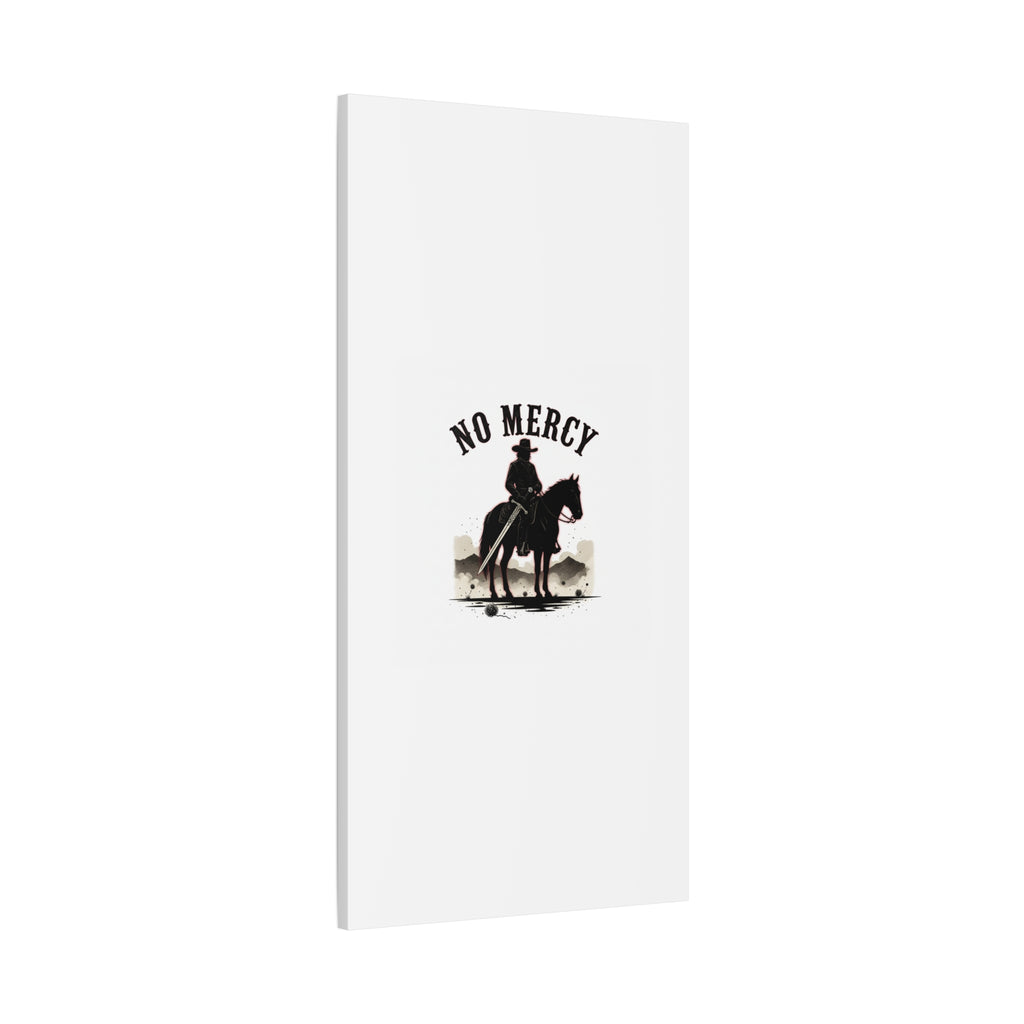 No Mercy Cowboy Skull Canvas | western skull art, gothic Americana