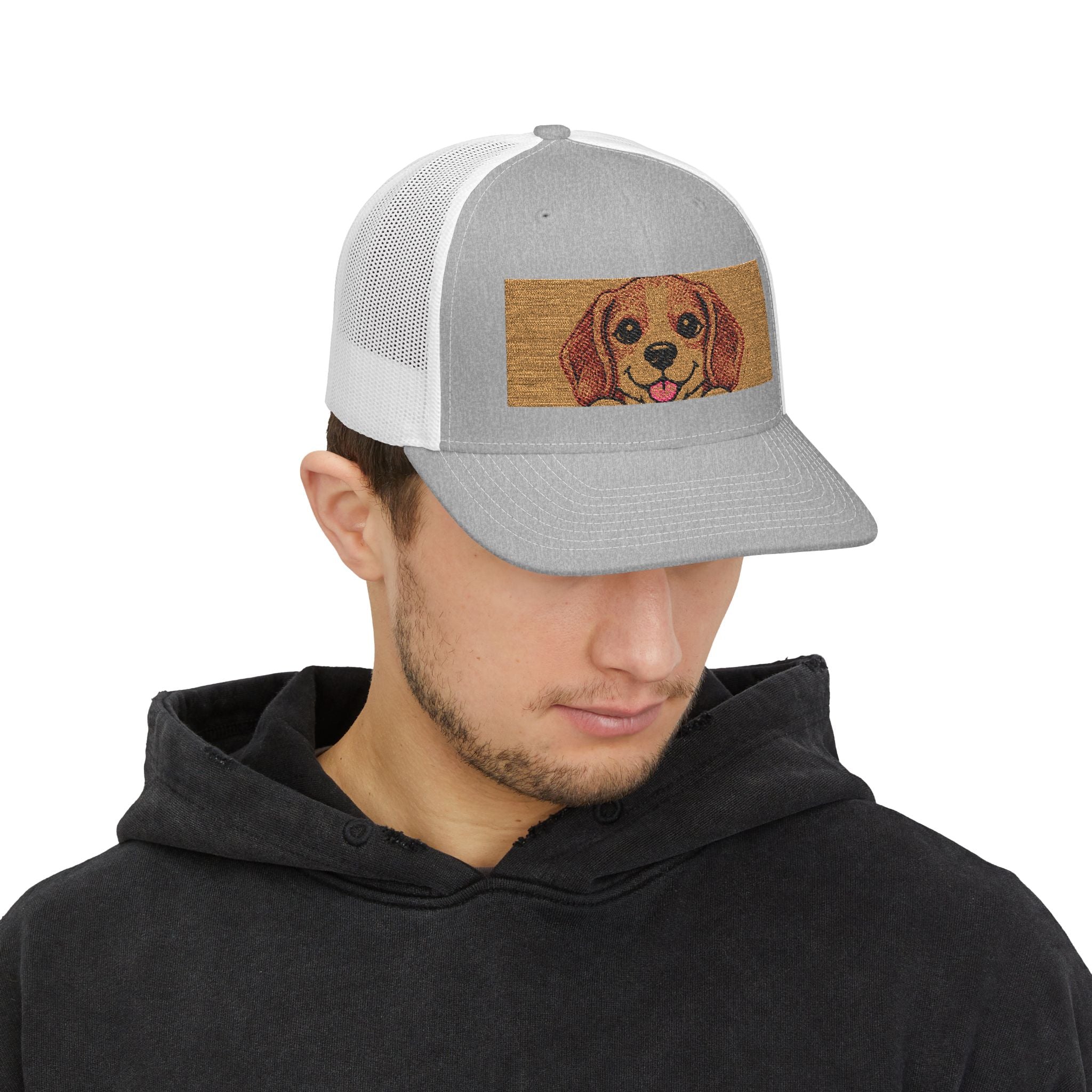 Golden Dog Meme Embroidered Trucker Hat