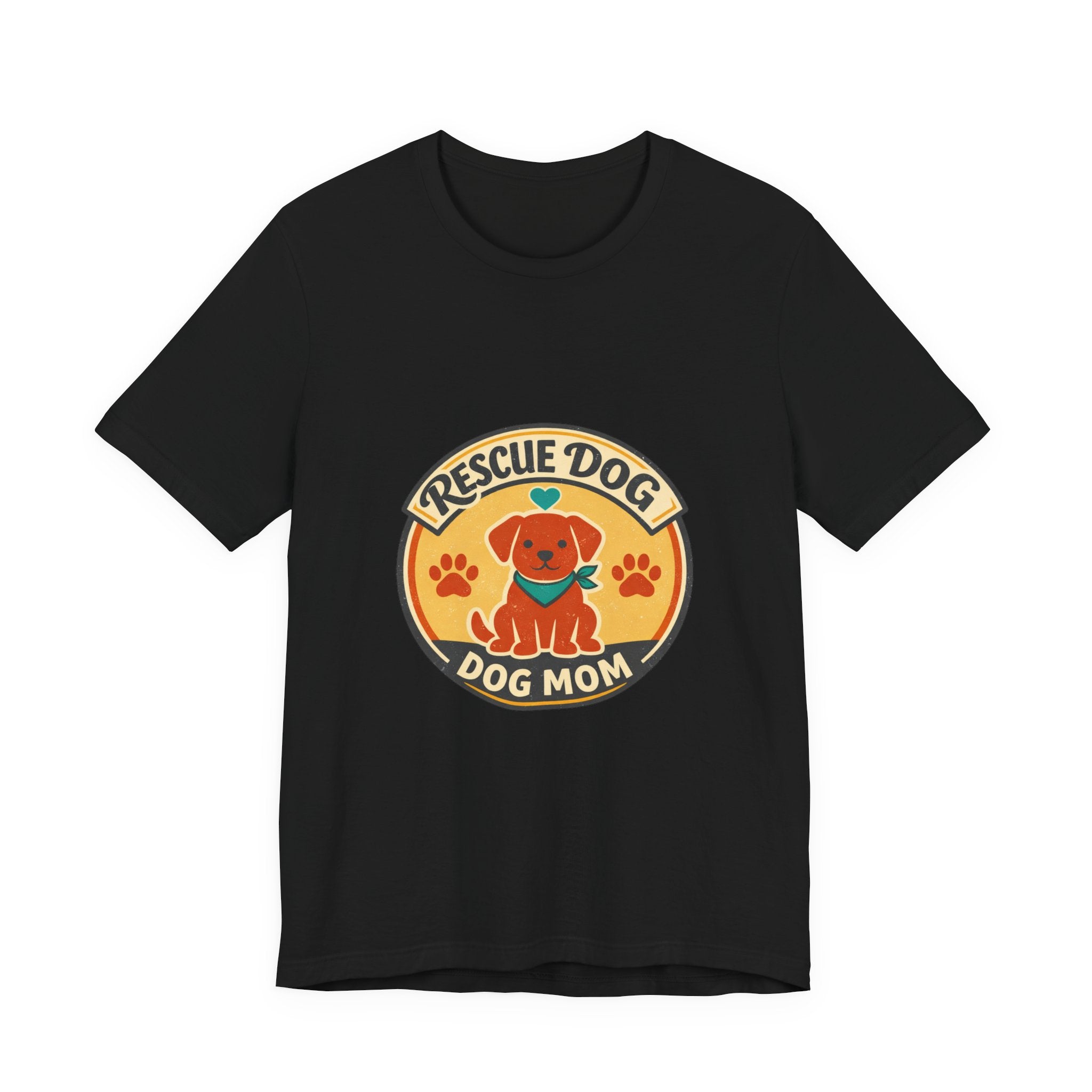 Rescue Dog Dog Mom Tee | rescue pride, fur baby