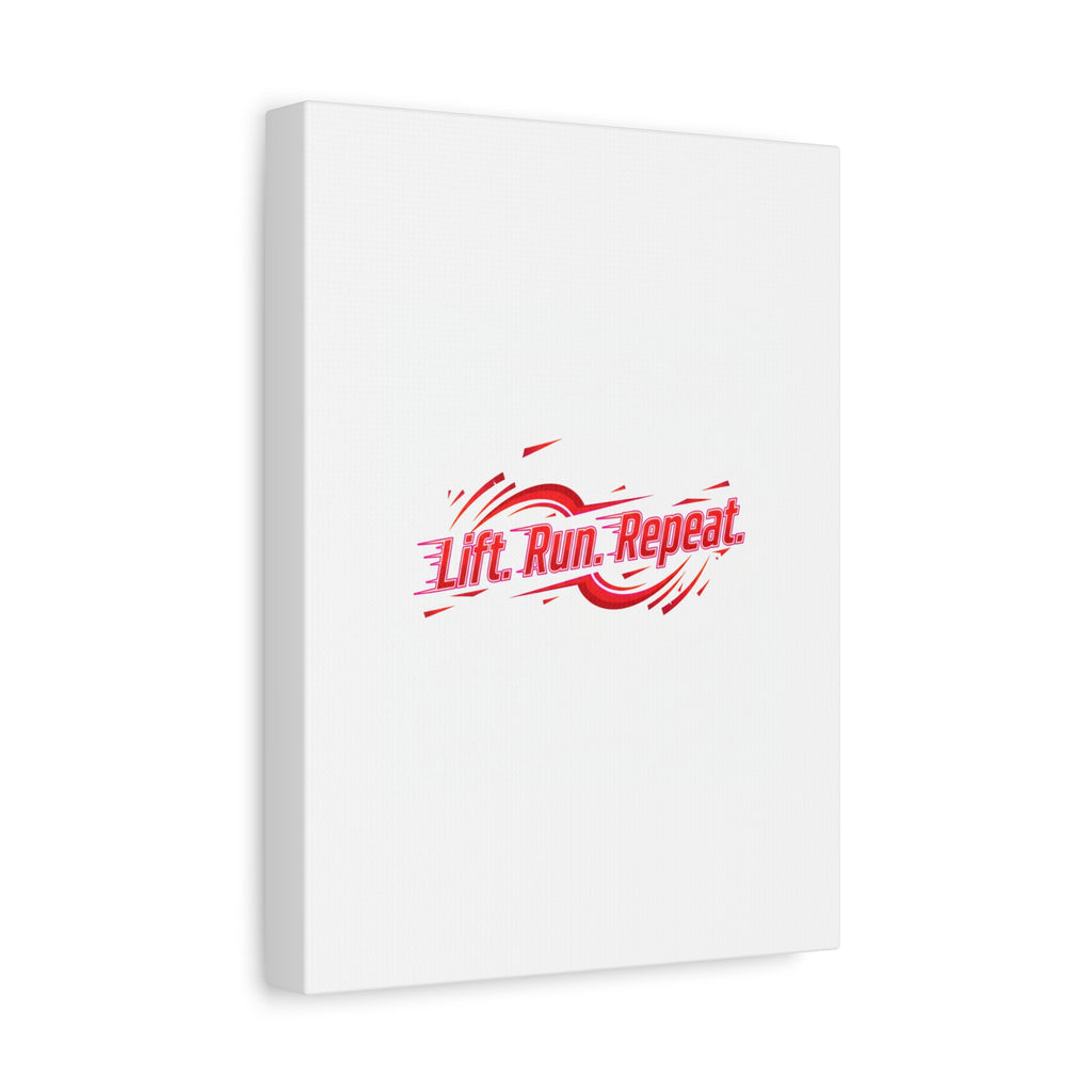 Lift Run Repeat Canvas | Fitness Wall Art, Gym Motivation