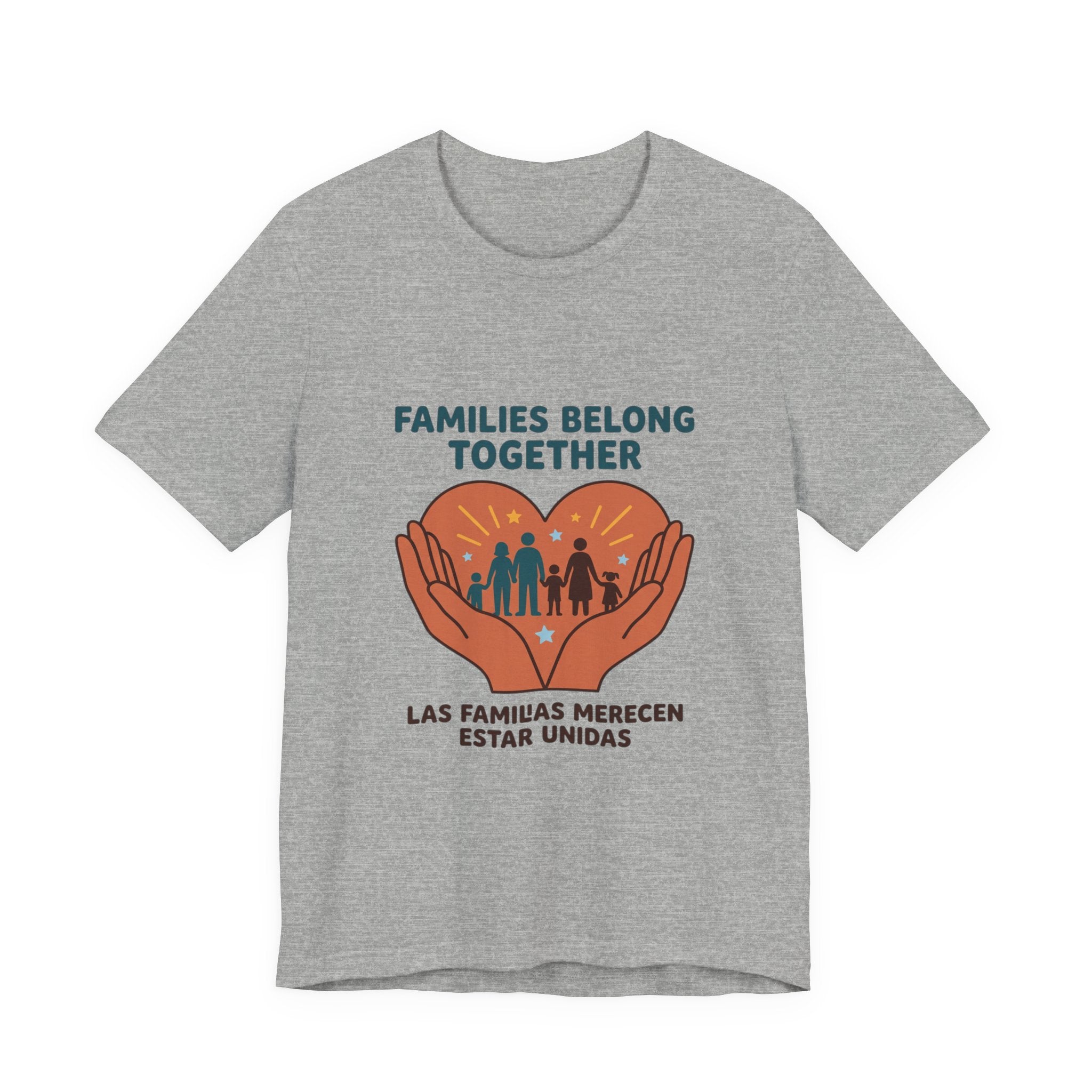 Families Belong Together Tee | family unity, solidaridad, bilingual