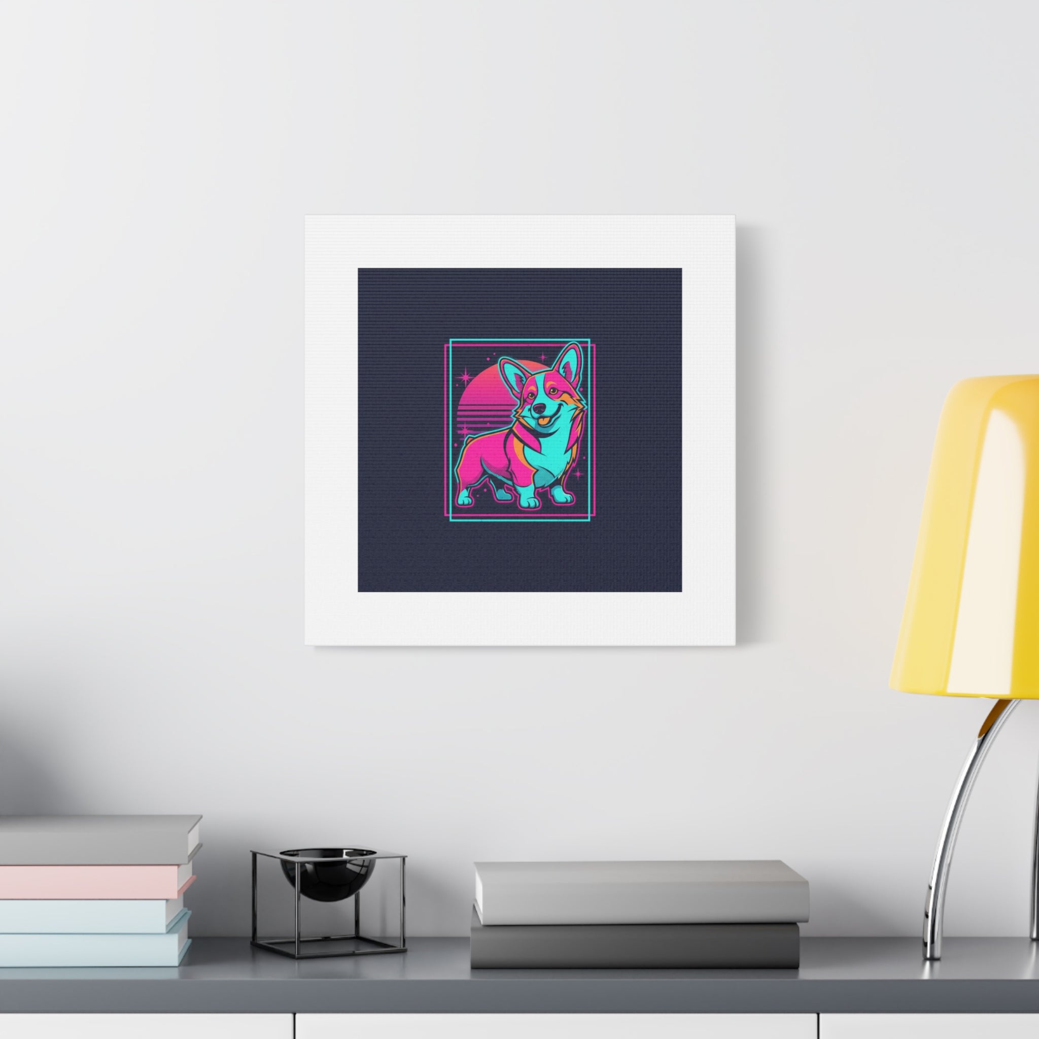 Platonic Love Corgi Canvas | Friendship Valentine, Galentine’s Wall Art
