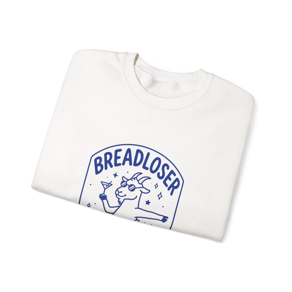 BREADLOSER doodle crewneck Sweatshirt | Primary Breadloser burnout humor
