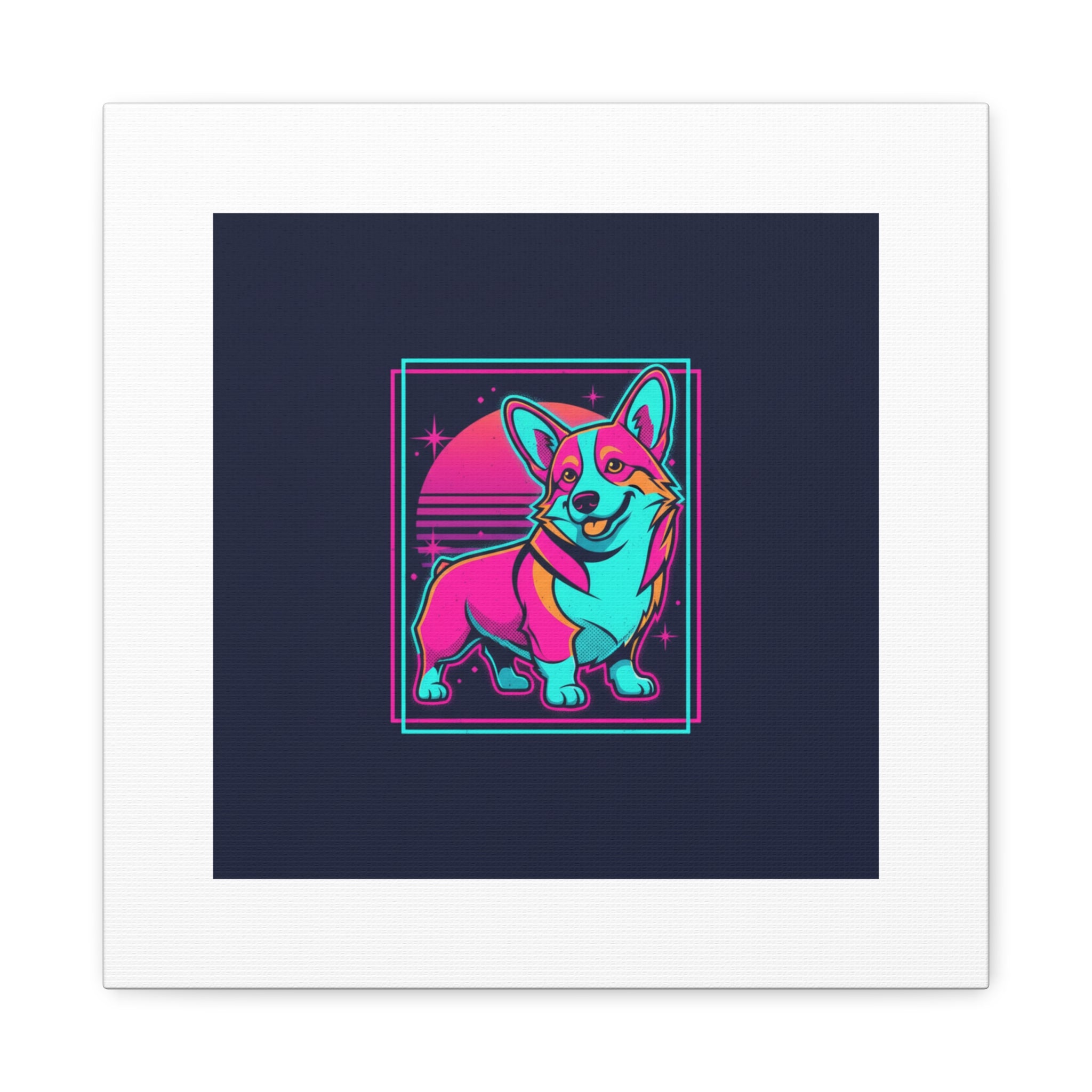 Platonic Love Corgi Canvas | Friendship Valentine, Galentine’s Wall Art