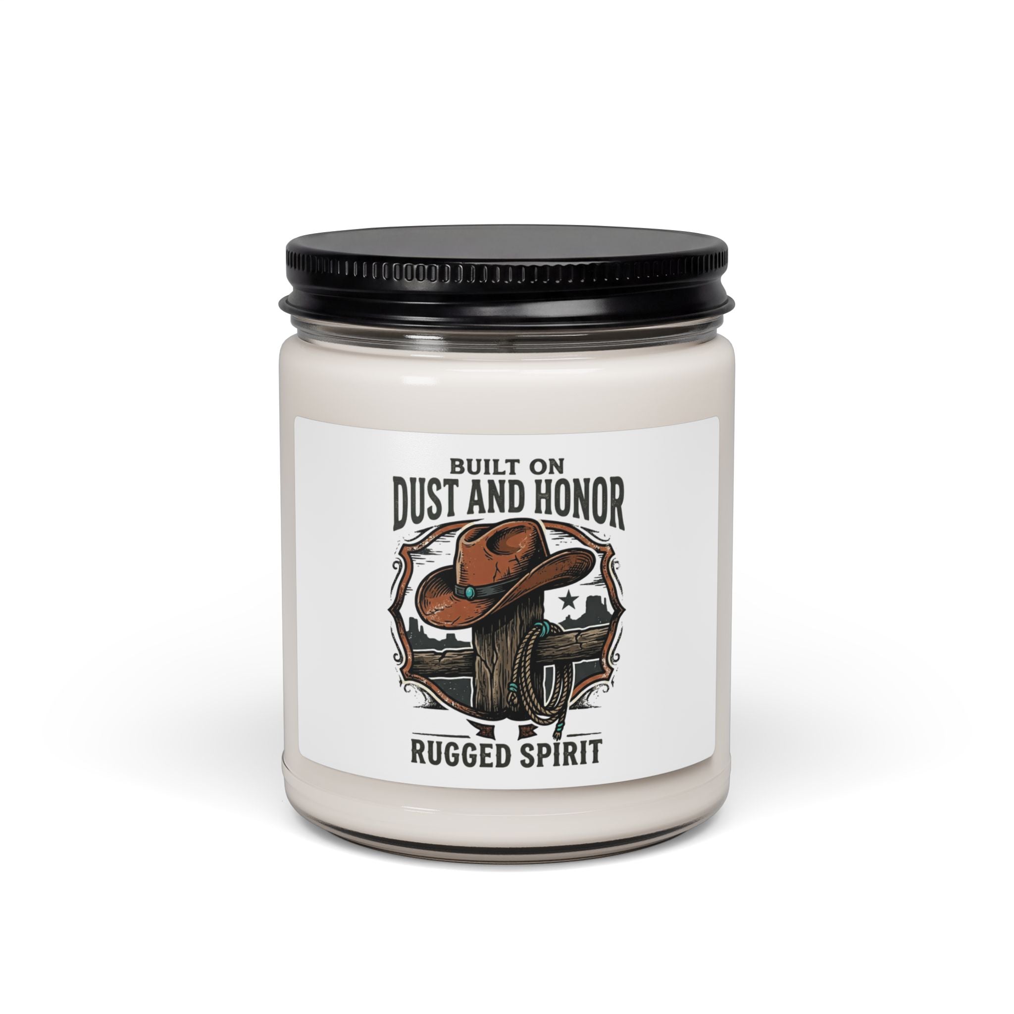 Dust and Honor Candle, Soy 9oz | Western Americana, Rugged Frontier