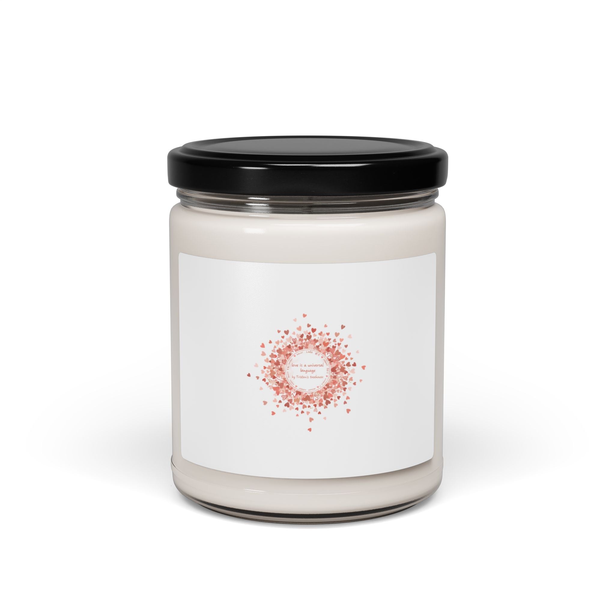 Tiny Heart Confetti Candle | Scented Soy Candle, 9oz