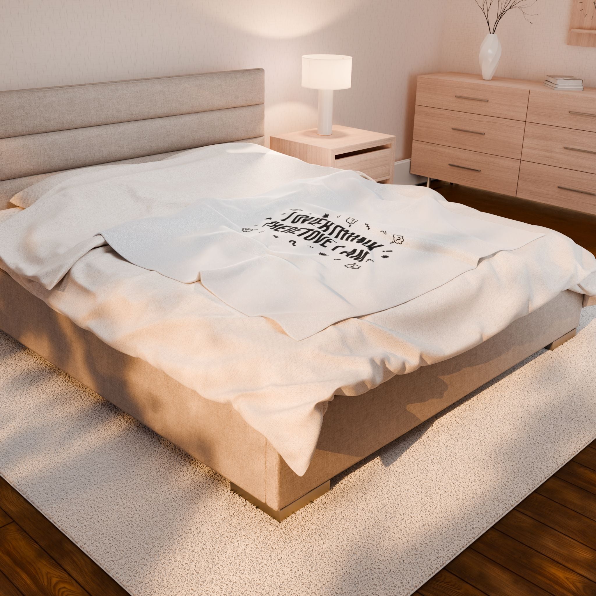 I Overthink Therefore I Am Blanket | Sarcastic Quote, Self-Deprecating Humor