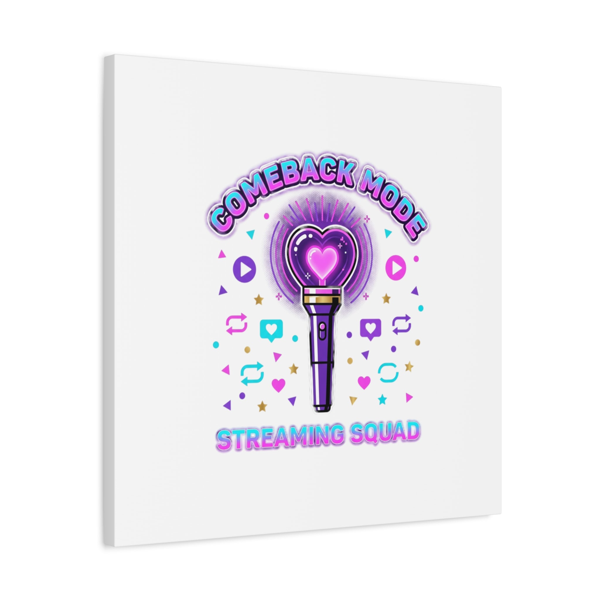 Comeback Mode Lightstick Canvas | K-pop Comeback, Streaming Squad