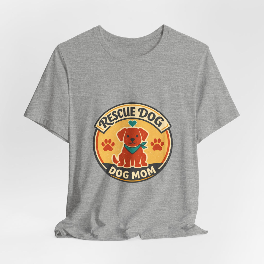 Rescue Dog Dog Mom Tee | rescue pride, fur baby