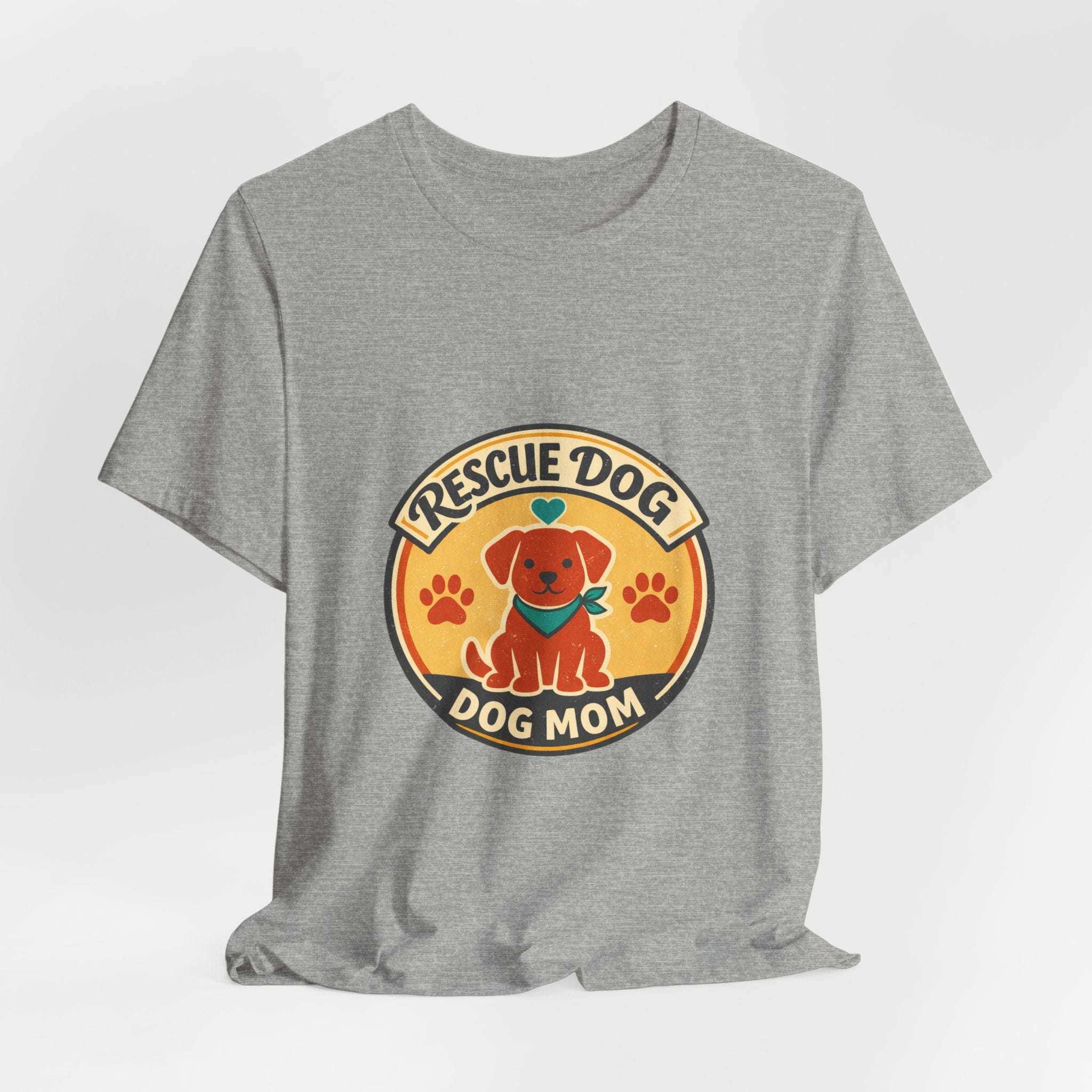 Rescue Dog Dog Mom Tee | rescue pride, fur baby