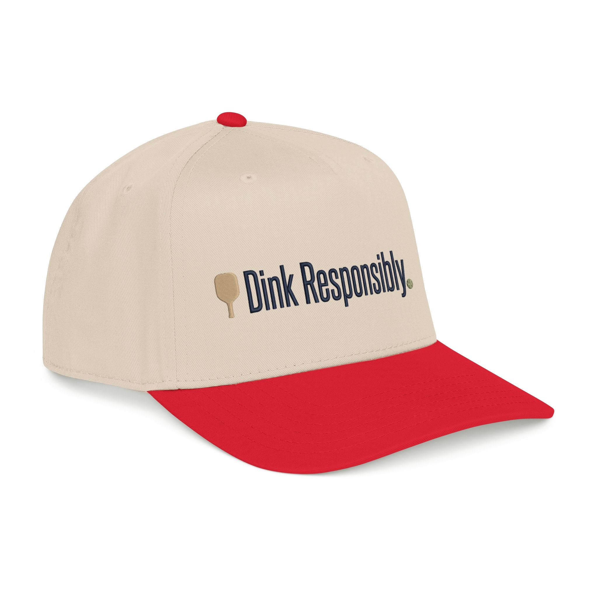 Dink Responsibly™ Pickleball Hat – Minimalist Embroidered Pickleball Cap | Funny Pickleball Gift | Summer Lifestyle Hat | Golf & Court Style Apparel