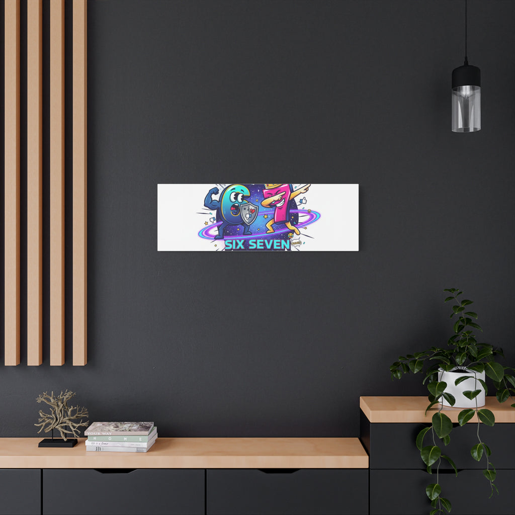 Six Seven Meme War Canvas | Legendary Internet Battle Art, Viral Culture Wall Decor