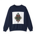 Dark Geometric Crest Crewneck | Gothic Occult Art Sweatshirt