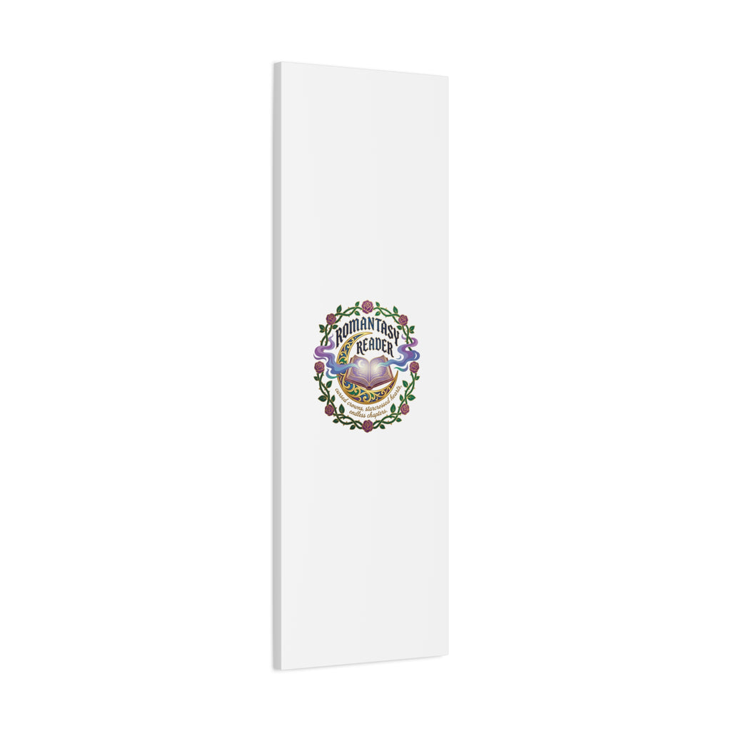 Romantasy Reader Canvas Print | enchanted bookish celestial gothic