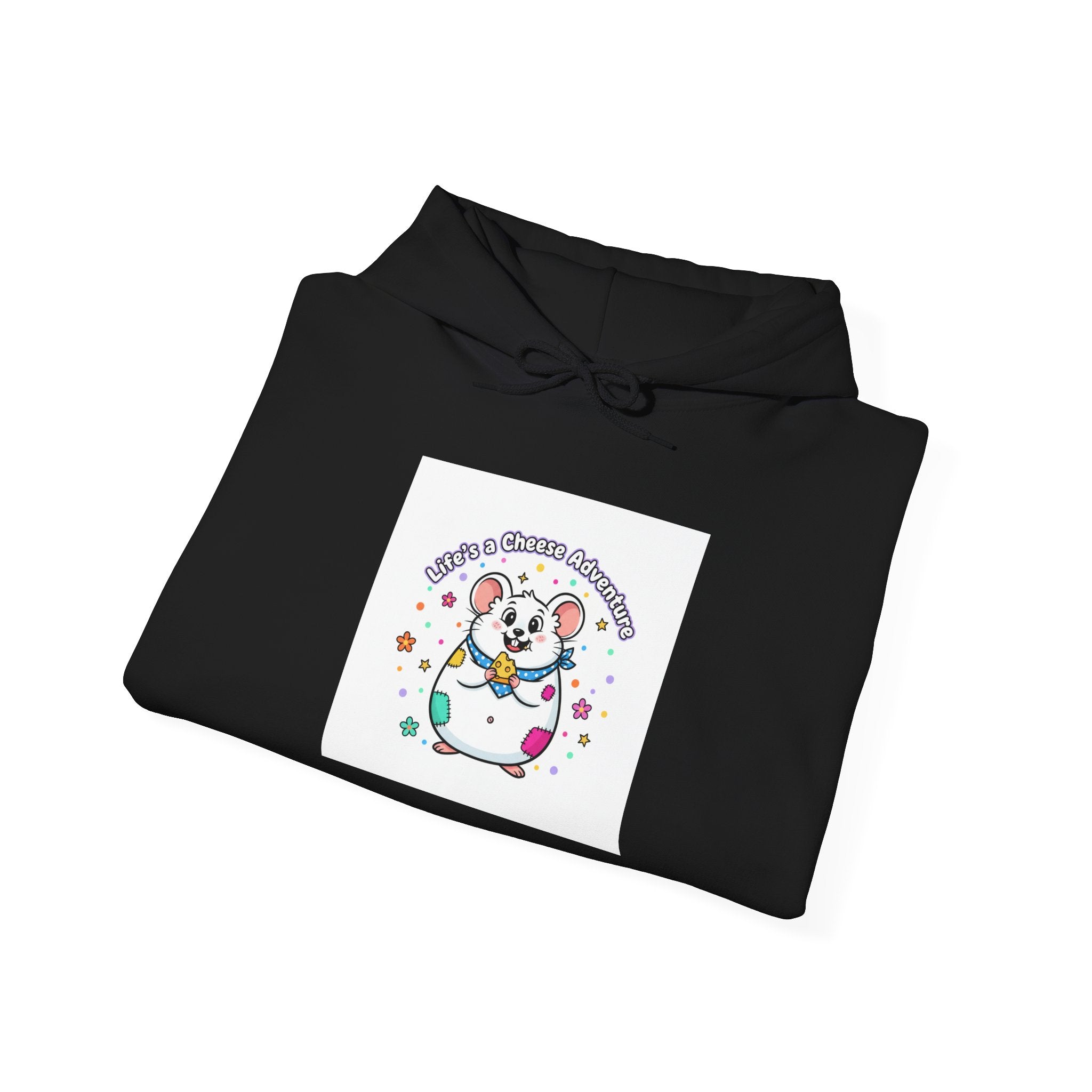 Cheeky Rodent Pride Hoodie | Rodent-Core rat art print, quirky animal design