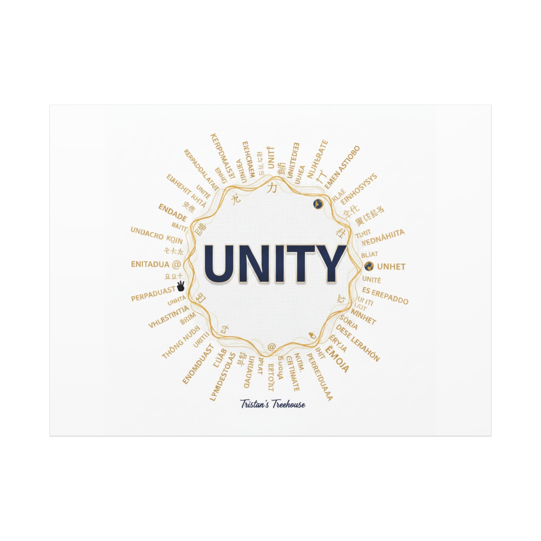 UNITY Canvas, Matte Stretched 1.25" | Dry January sober curious decor
