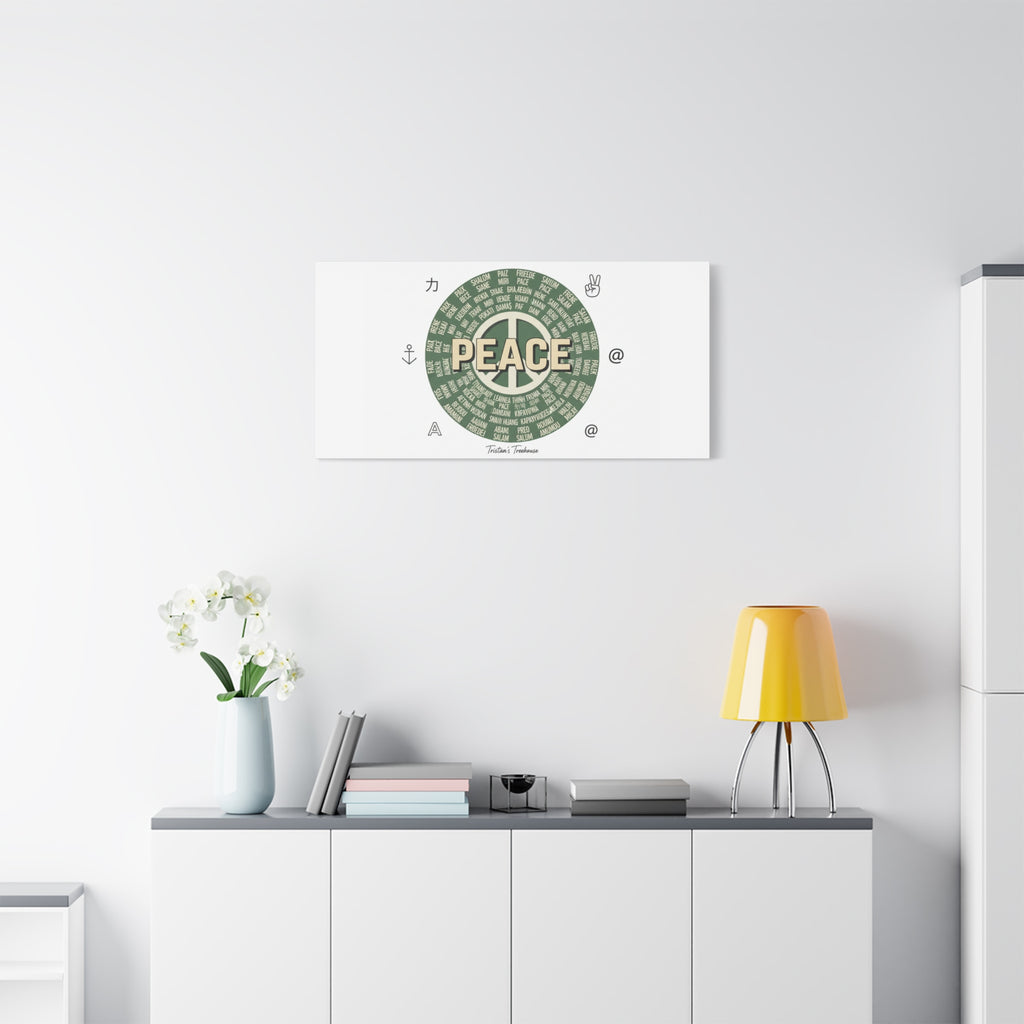 Peace doodle canvas | hand drawn sketch aesthetic, handwritten message