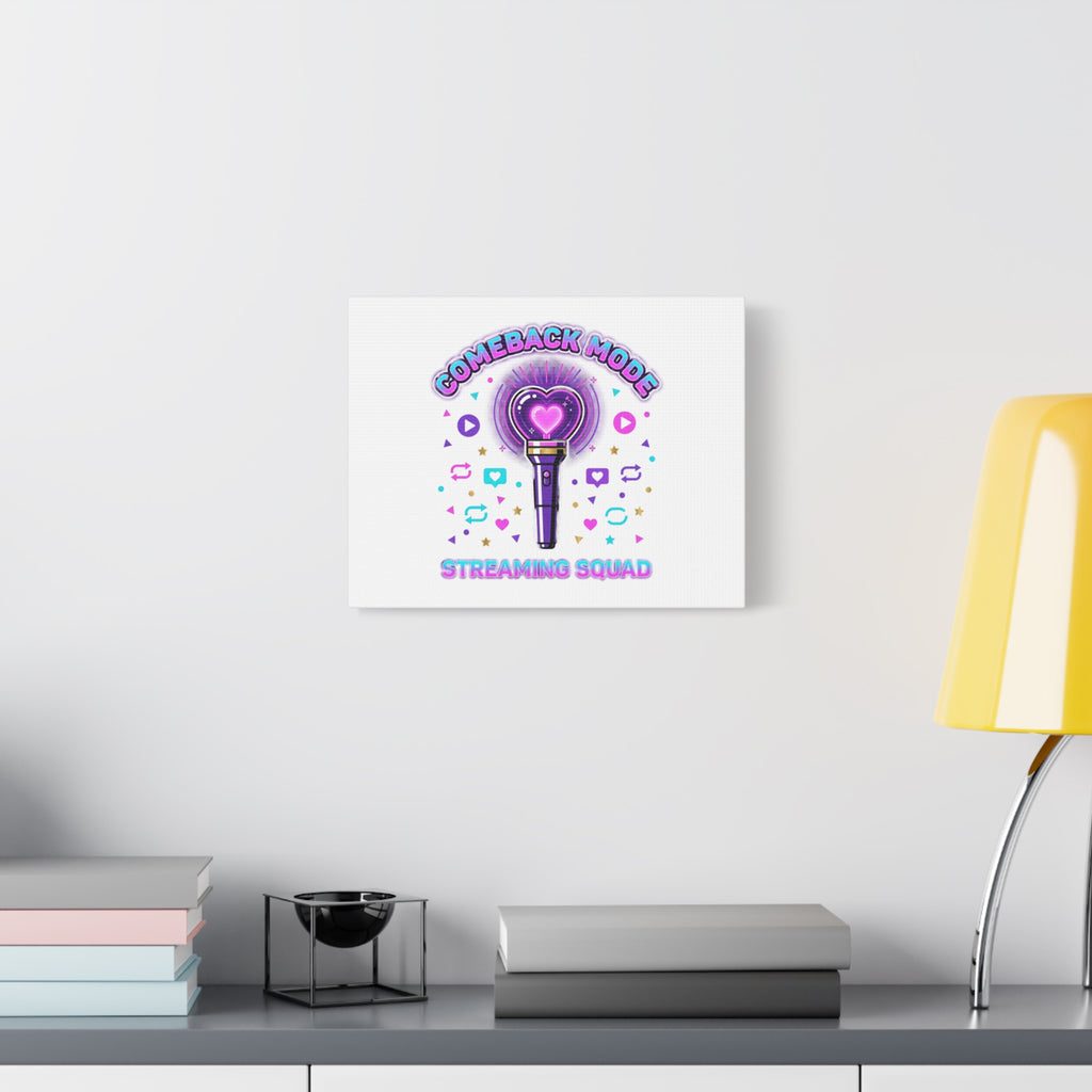 Comeback Mode Lightstick Canvas | K-pop Comeback, Streaming Squad