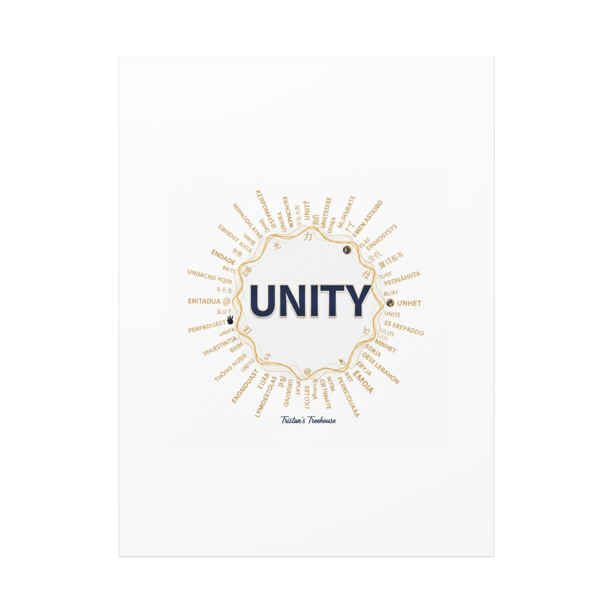 UNITY Canvas, Matte Stretched 1.25" | Dry January sober curious decor
