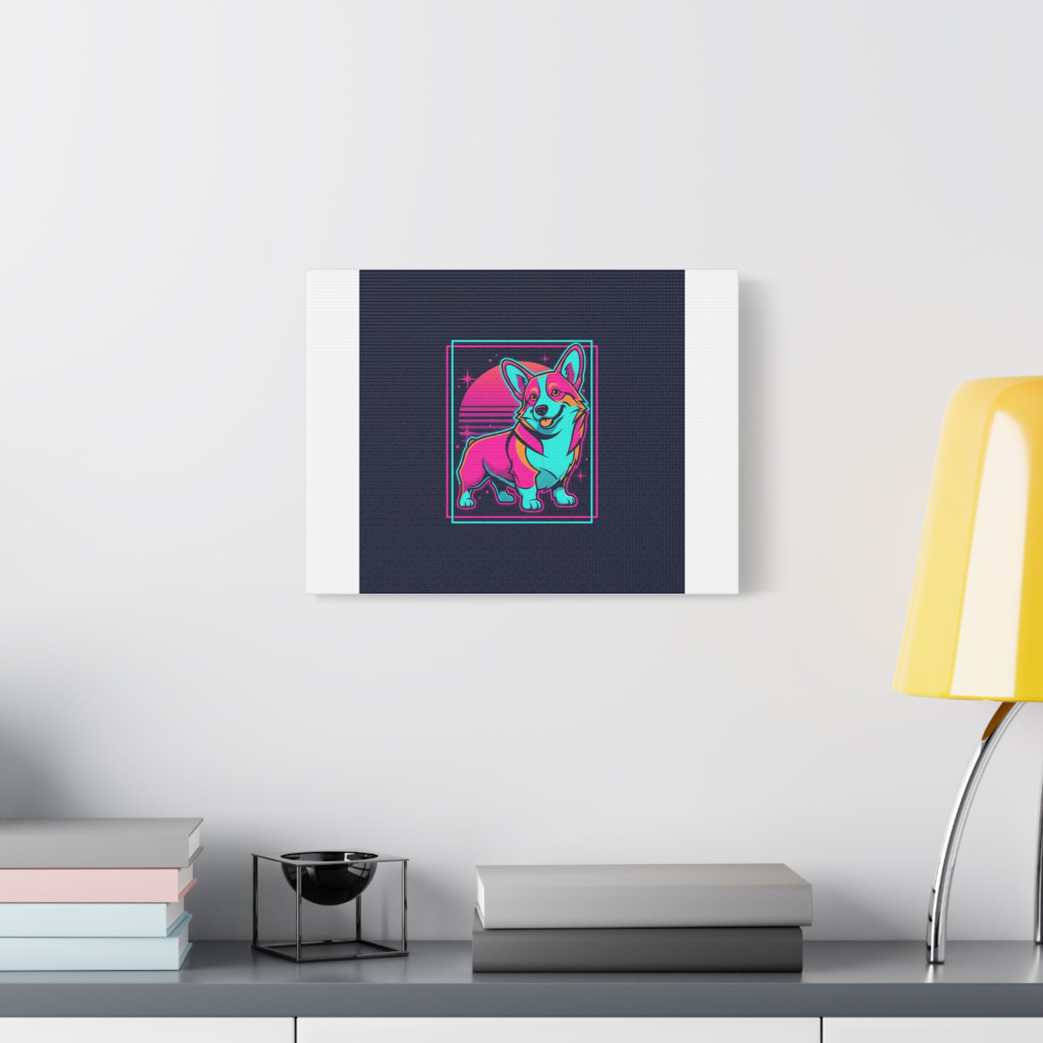 Platonic Love Corgi Canvas | Friendship Valentine, Galentine’s Wall Art