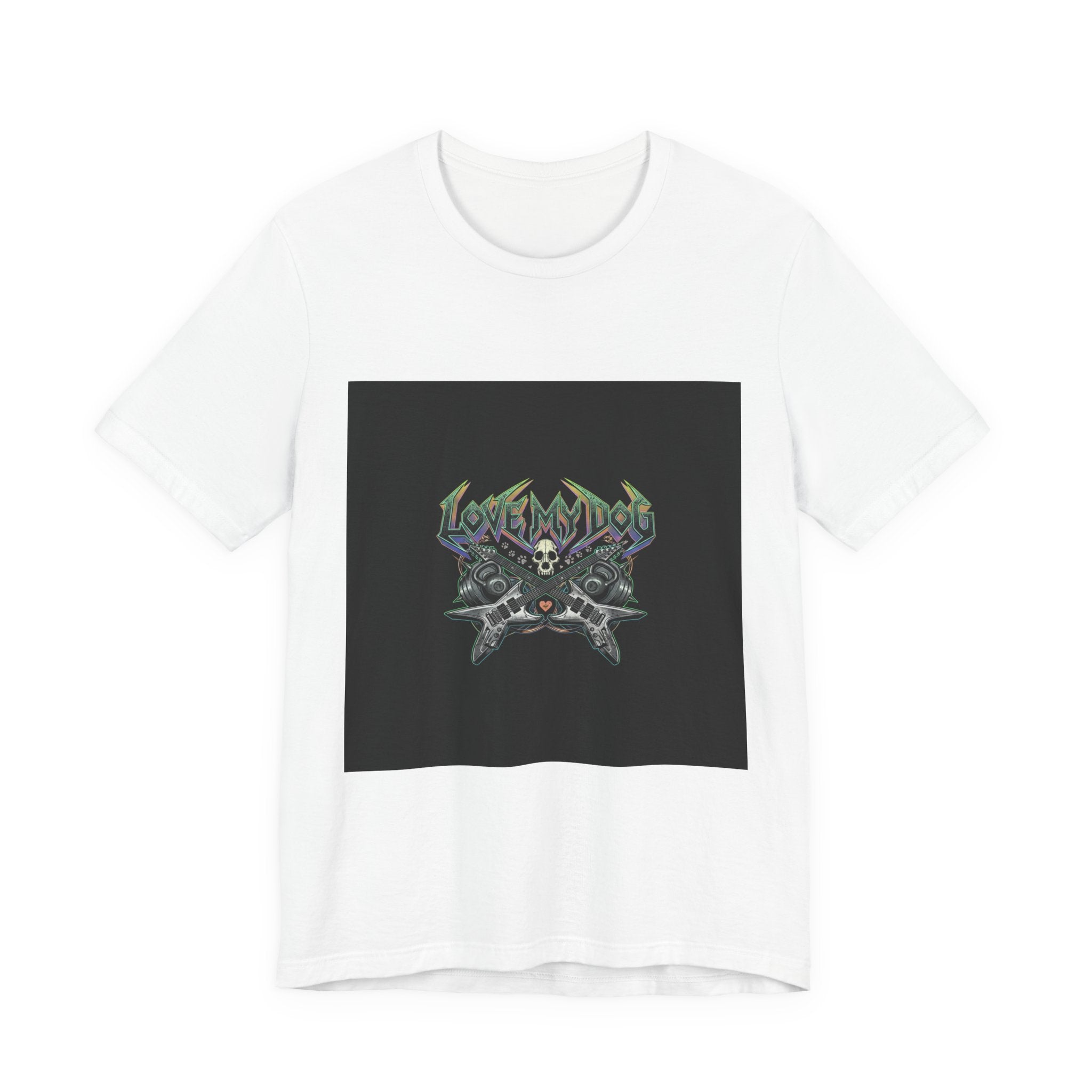 Love My Dog T-Shirt | Rock & Roll Dog Mom Dad Graphic Tee