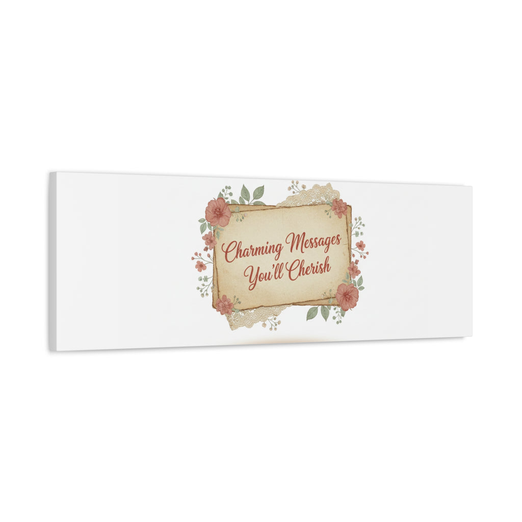 Love Letter Collage Canvas, Vintage Letter Art, Wax Seal Romance Print