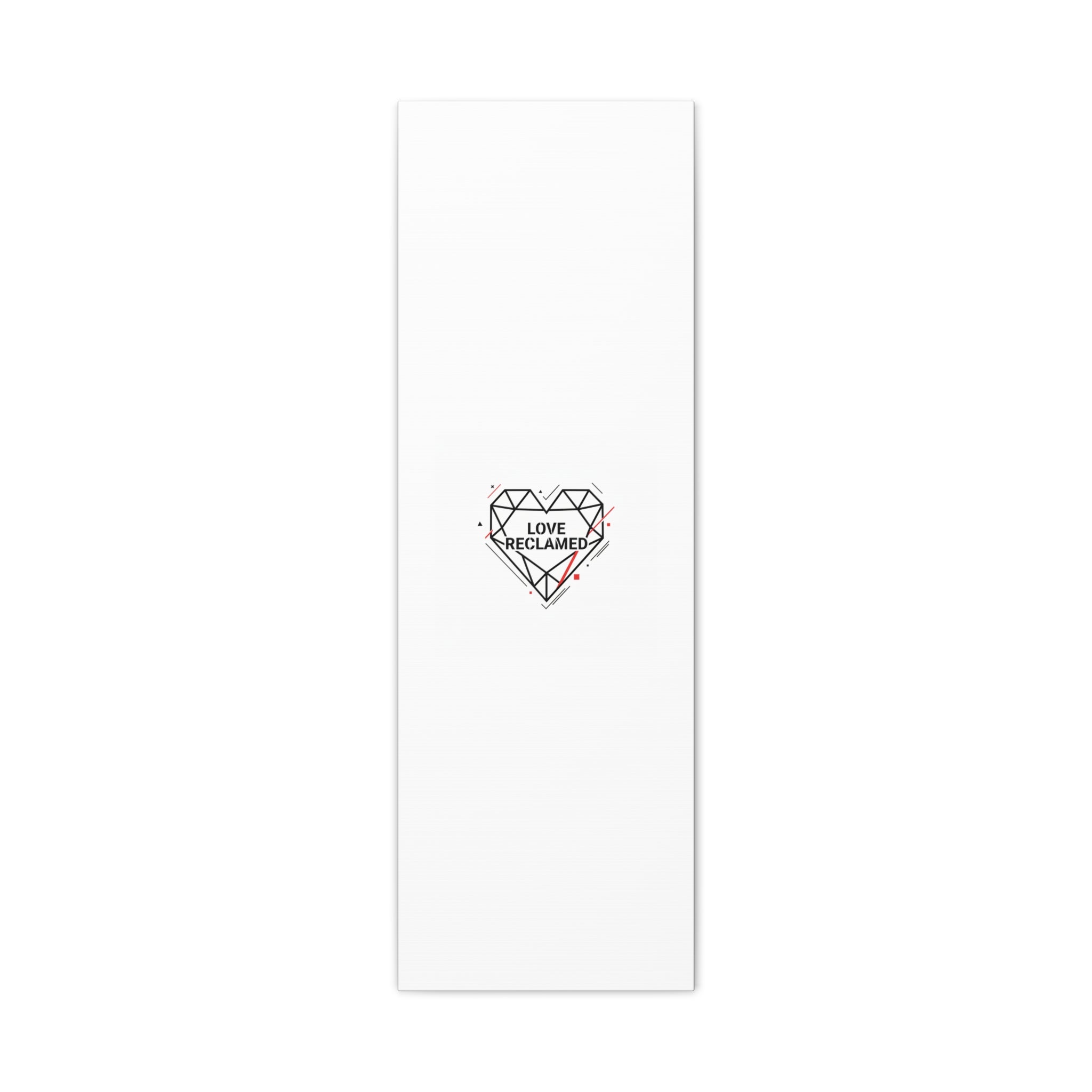 Love Reclaimed Canvas | modern heart design, minimalist love icon