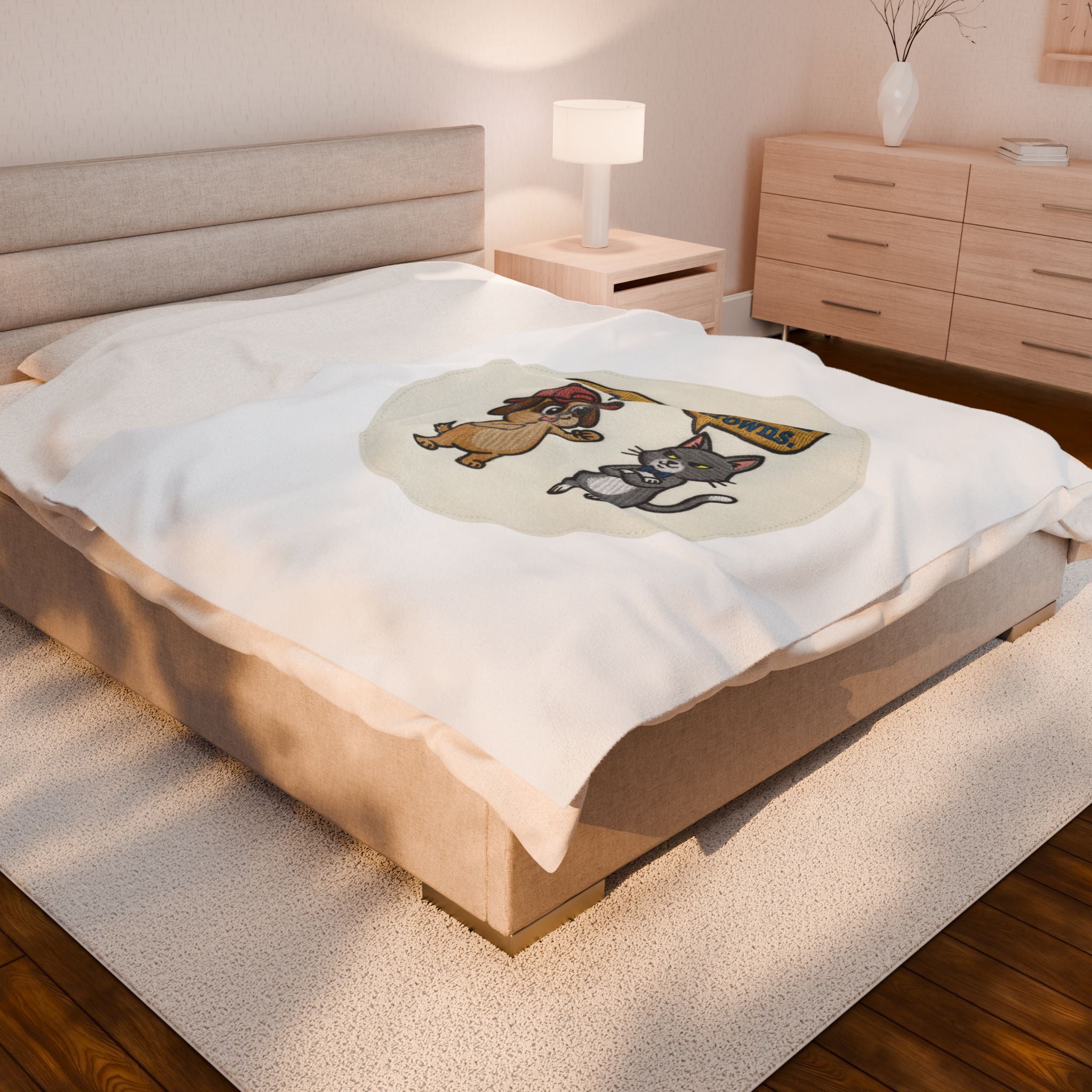 Cooked Beyond Repair cartoon cats, Velveteen Plush Blanket | exhaustion meme, burnout snack