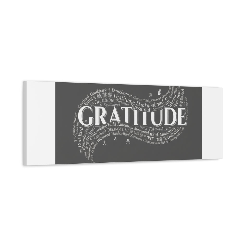 Gratitude Wall Art Matte Canvas | Tiny Treats, sweet uplifting print
