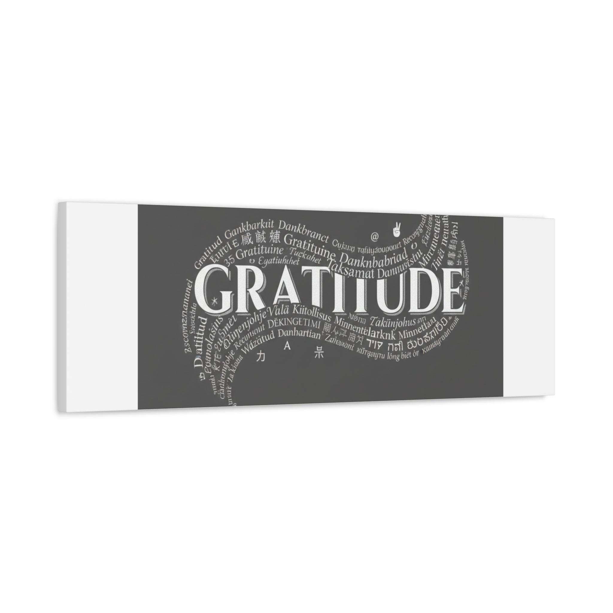 Gratitude Wall Art Matte Canvas | Tiny Treats, sweet uplifting print