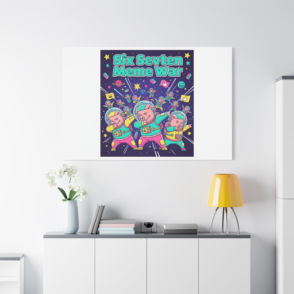 Six Sevven Meme War™ Canvas Tote | Nissspelled Edition
