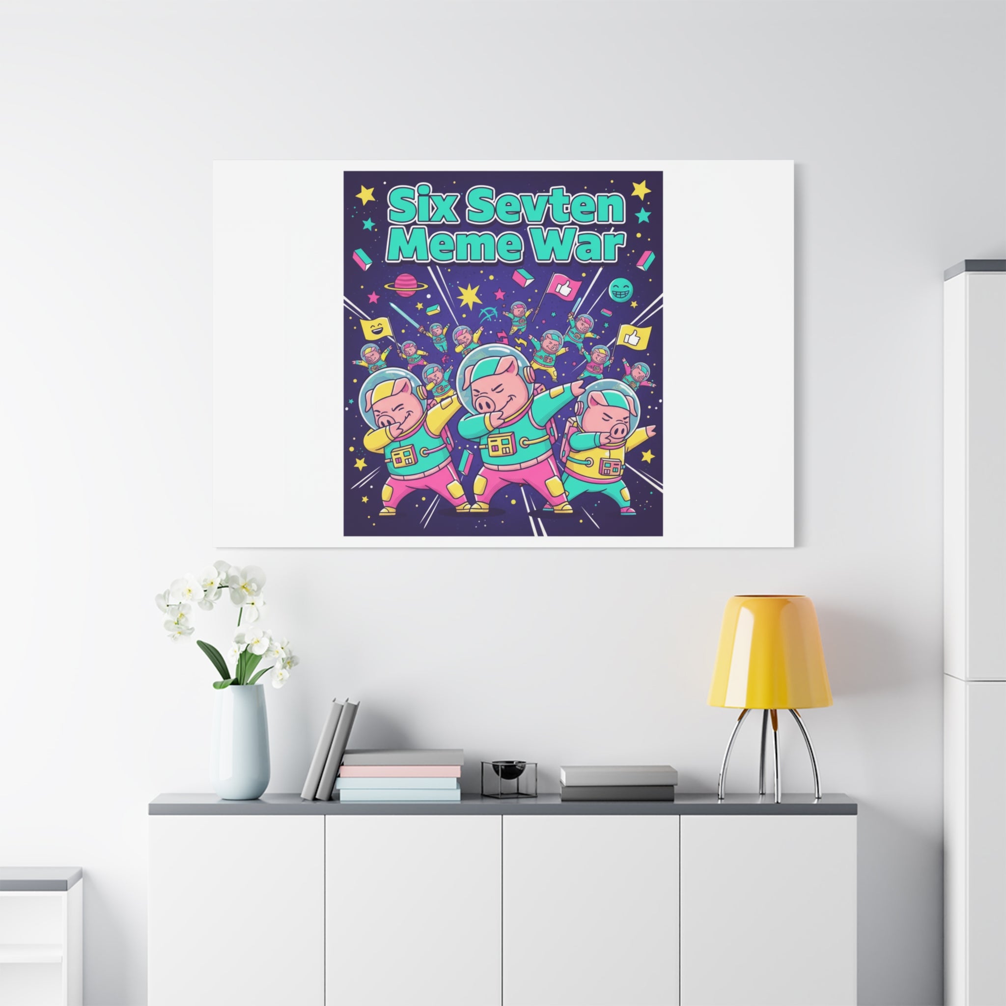 Six Sevven Meme War™ Canvas Tote | Nissspelled Edition