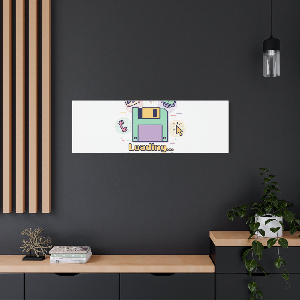 Loading Please Wait Canvas | Old Internet Aesthetic, 90s Web Nostalgia