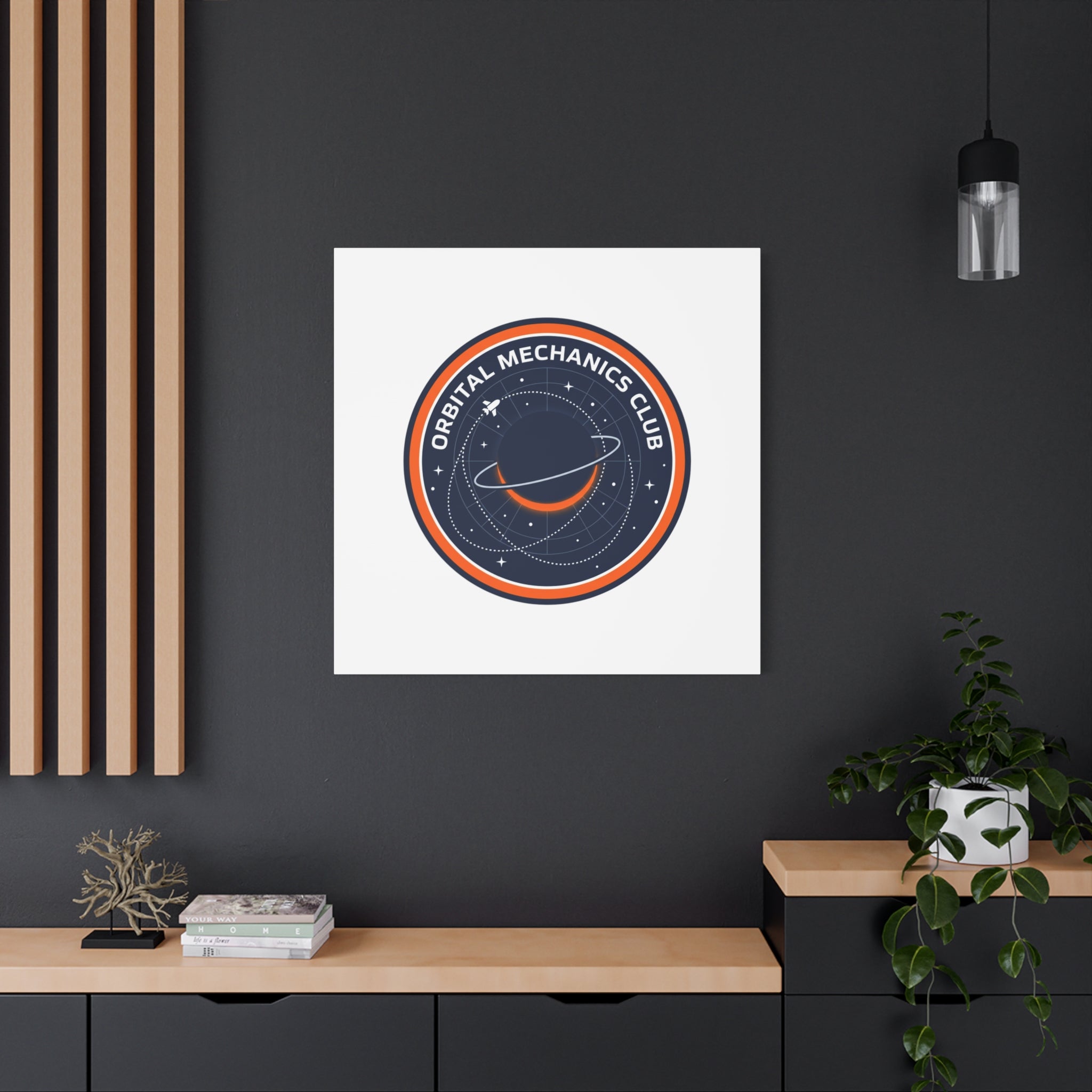 Orbital Mechanics Club Canvas | mission patch, space science